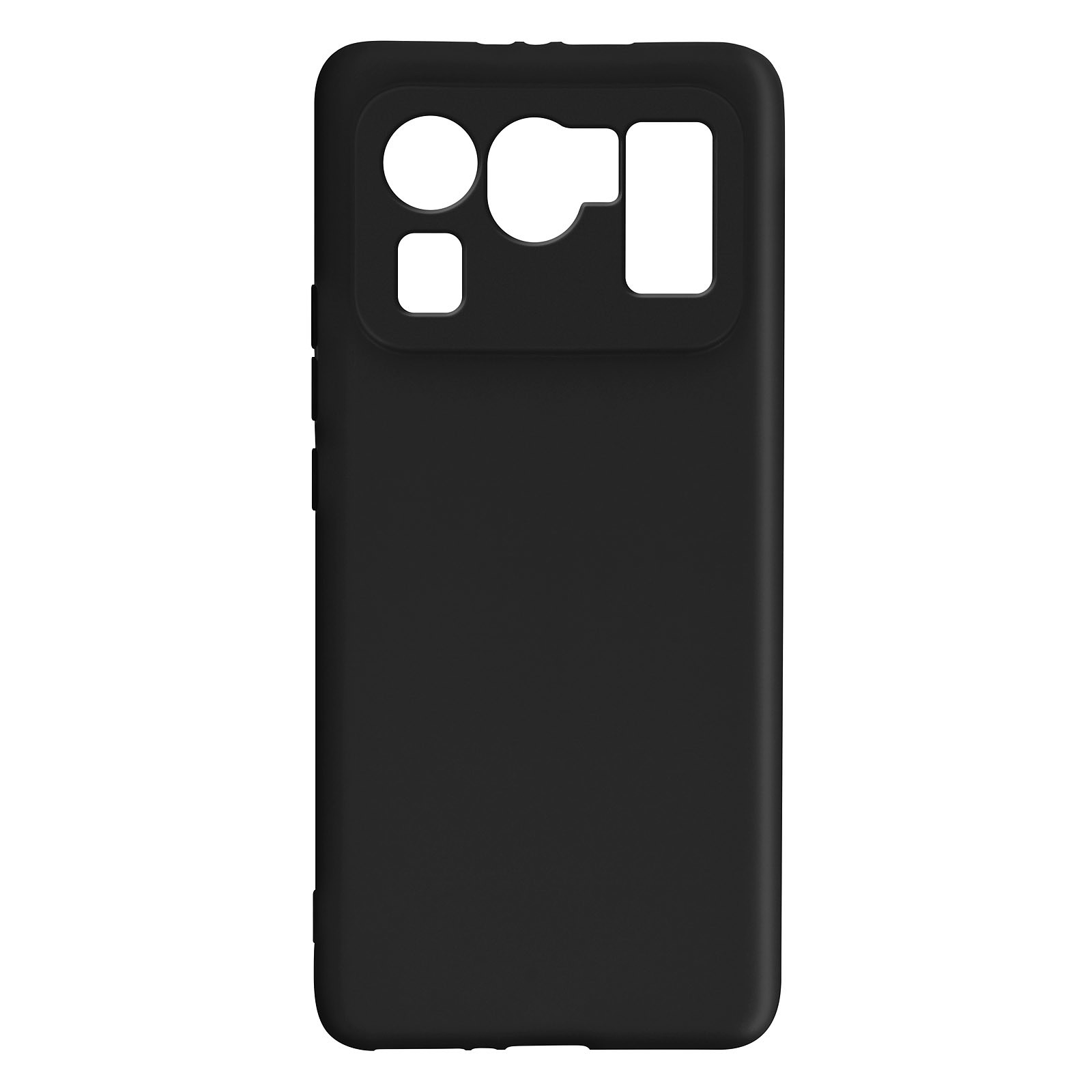 Avizar Coque pour Xiaomi Mi 11 Ultra 5G Souple Flexible Antichoc Finition Mat Noir - Coque telephone Avizar
