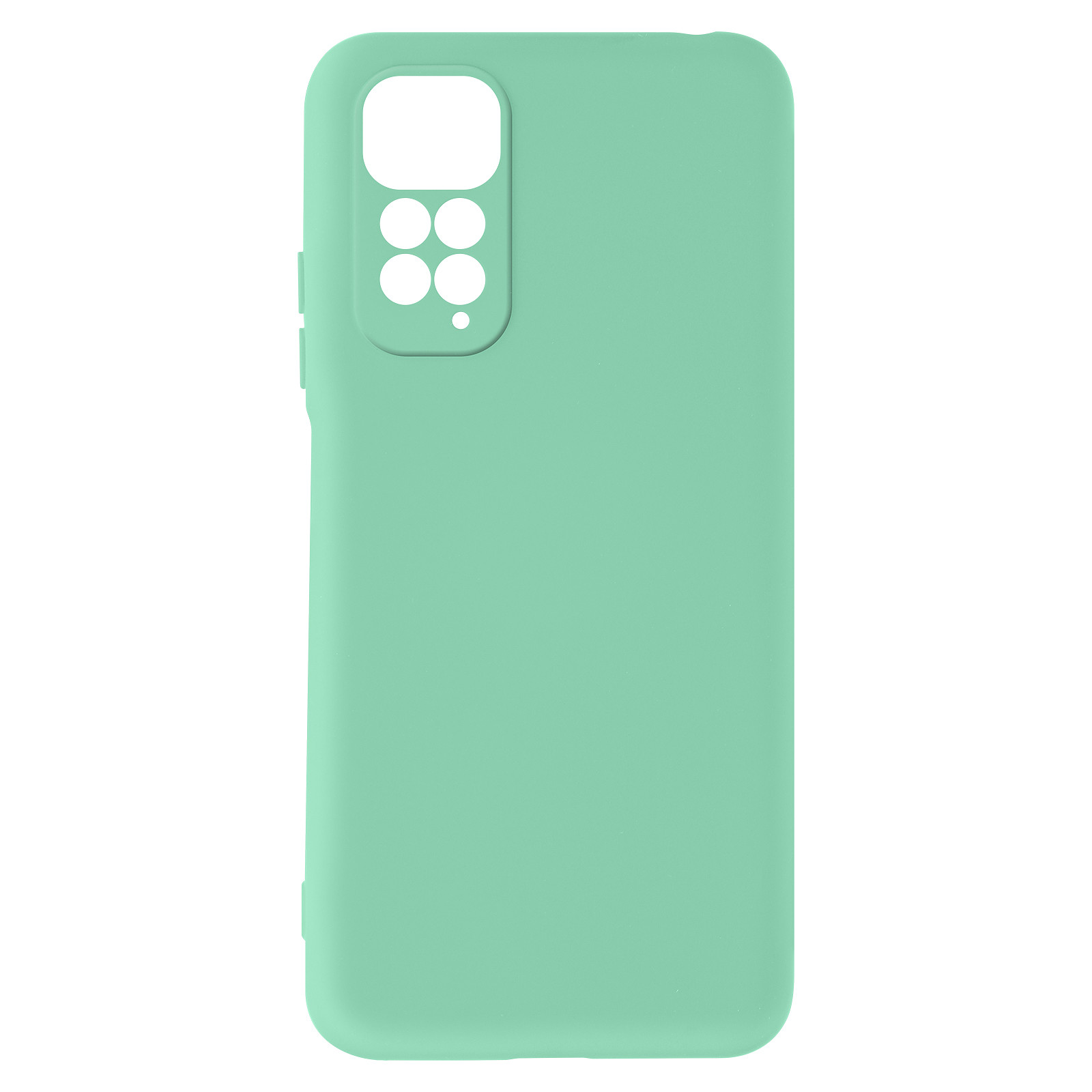 Avizar Coque pour Xiaomi Redmi Note 11 et 11s Silicone Semi-rigide Finition Soft-touch Fine turquoise - Coque telephone Avizar