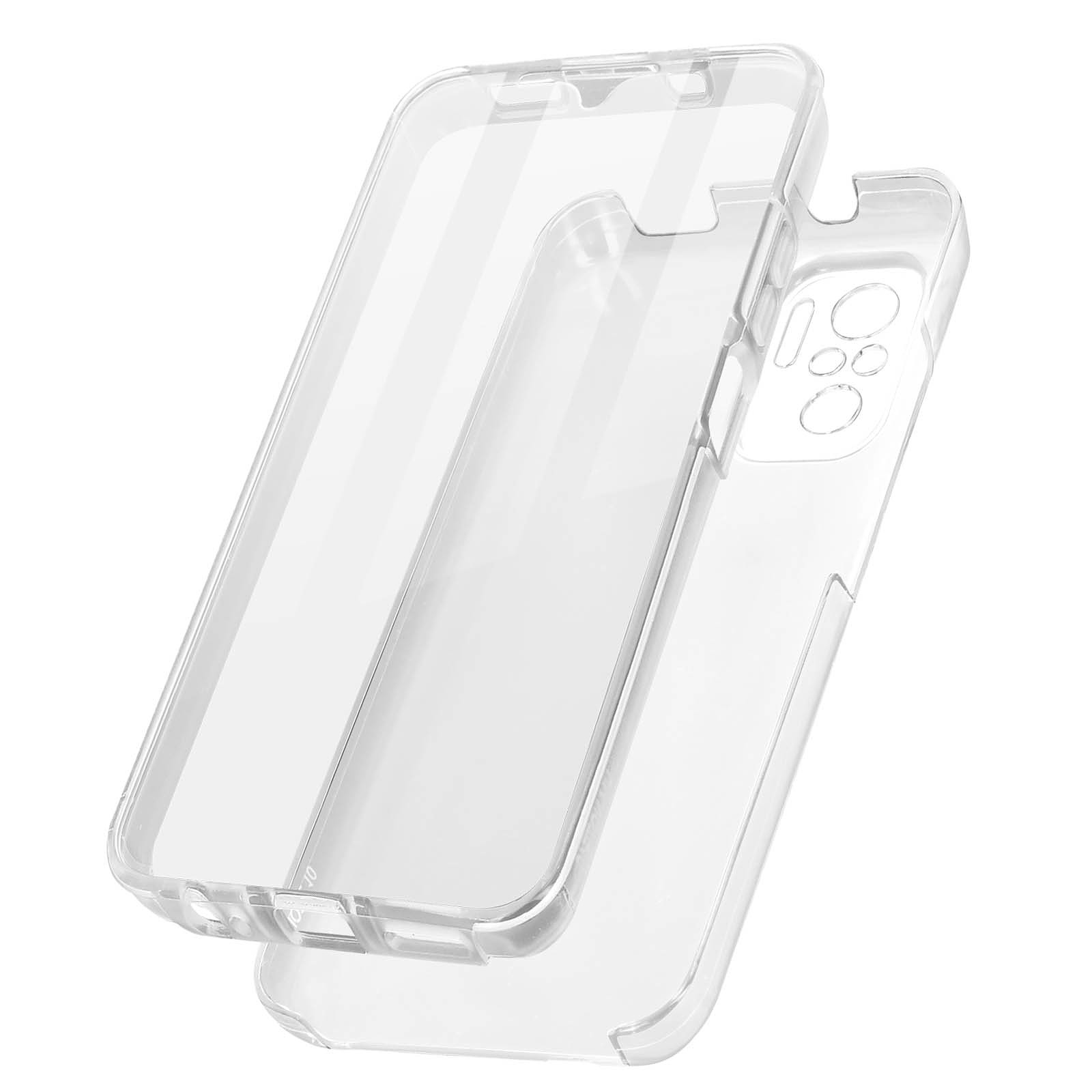 Avizar Coque pour Xiaomi Redmi Note 10 et Note 10s Arrière Rigide et Avant Souple Antichoc Transparent - Coque telephone Avizar