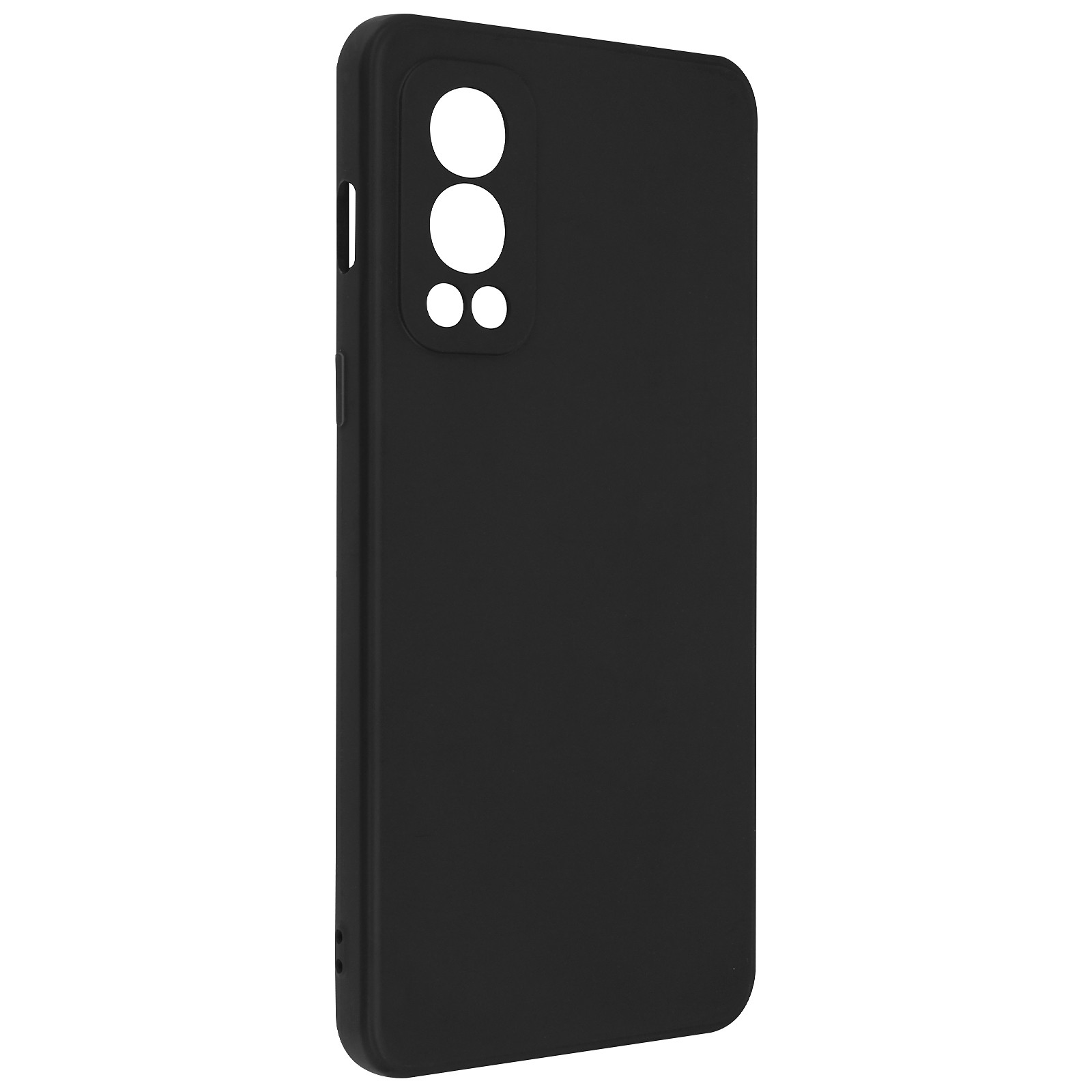 Avizar Coque pour OnePlus Nord 2 Resistante Silicone Gel Flexible Fine Legère Noir - Coque telephone Avizar