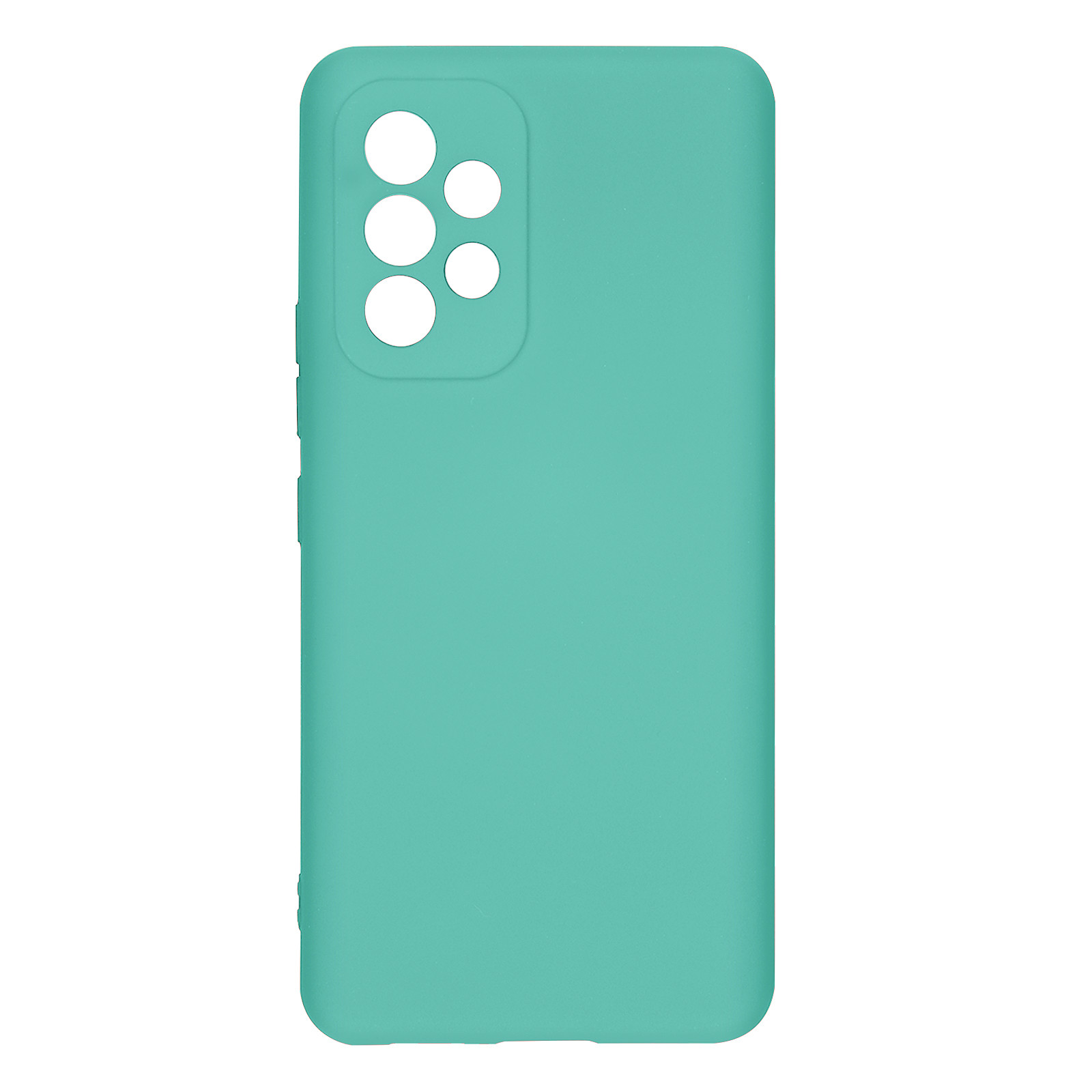Avizar Coque pour Samsung Galaxy A53 5G Silicone Semi-rigide Finition Soft-touch Fine Turquoise - Coque telephone Avizar