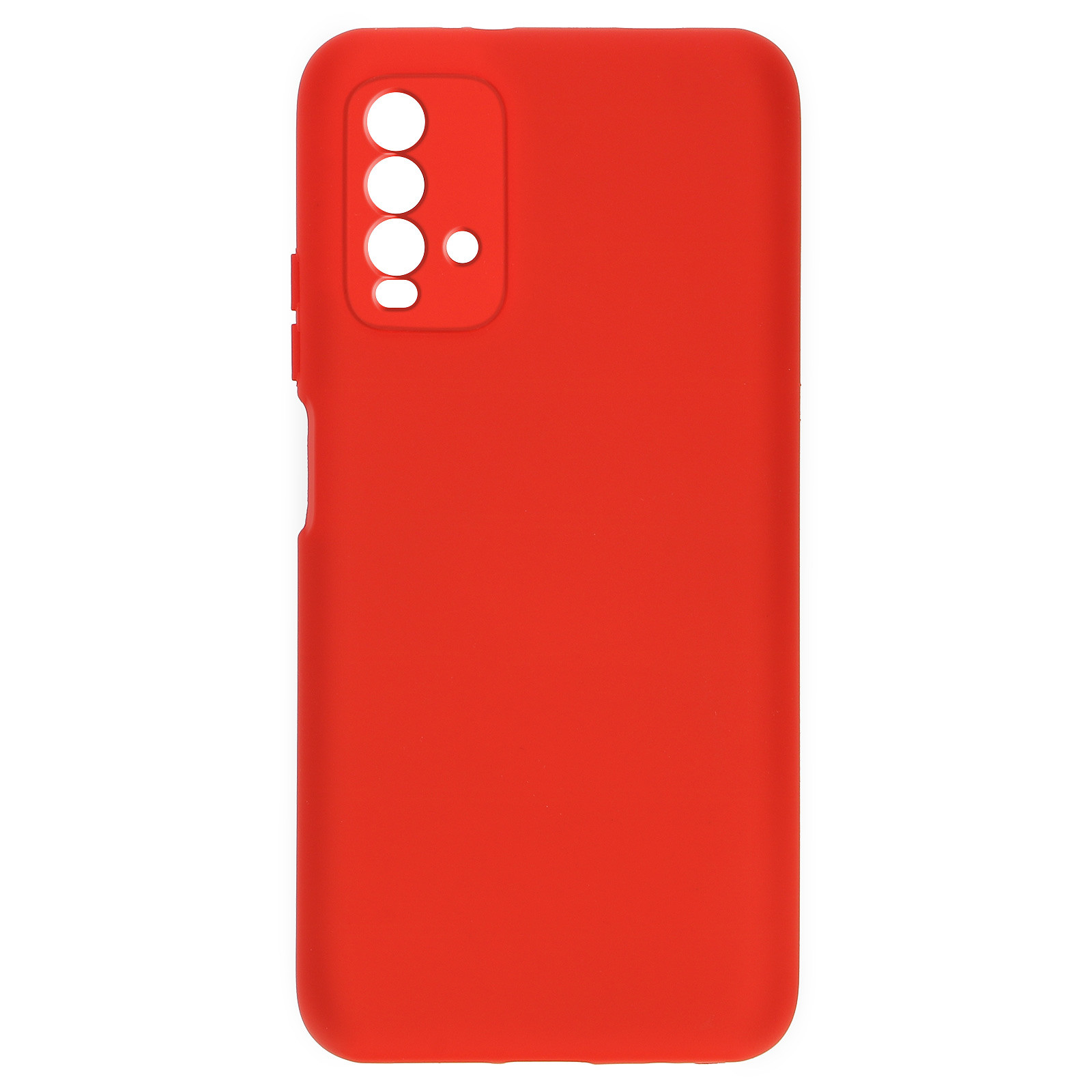 Avizar Coque pour Xiaomi Redmi 9T Silicone Semi-rigide Finition Soft Touch Fine Rouge - Coque telephone Avizar