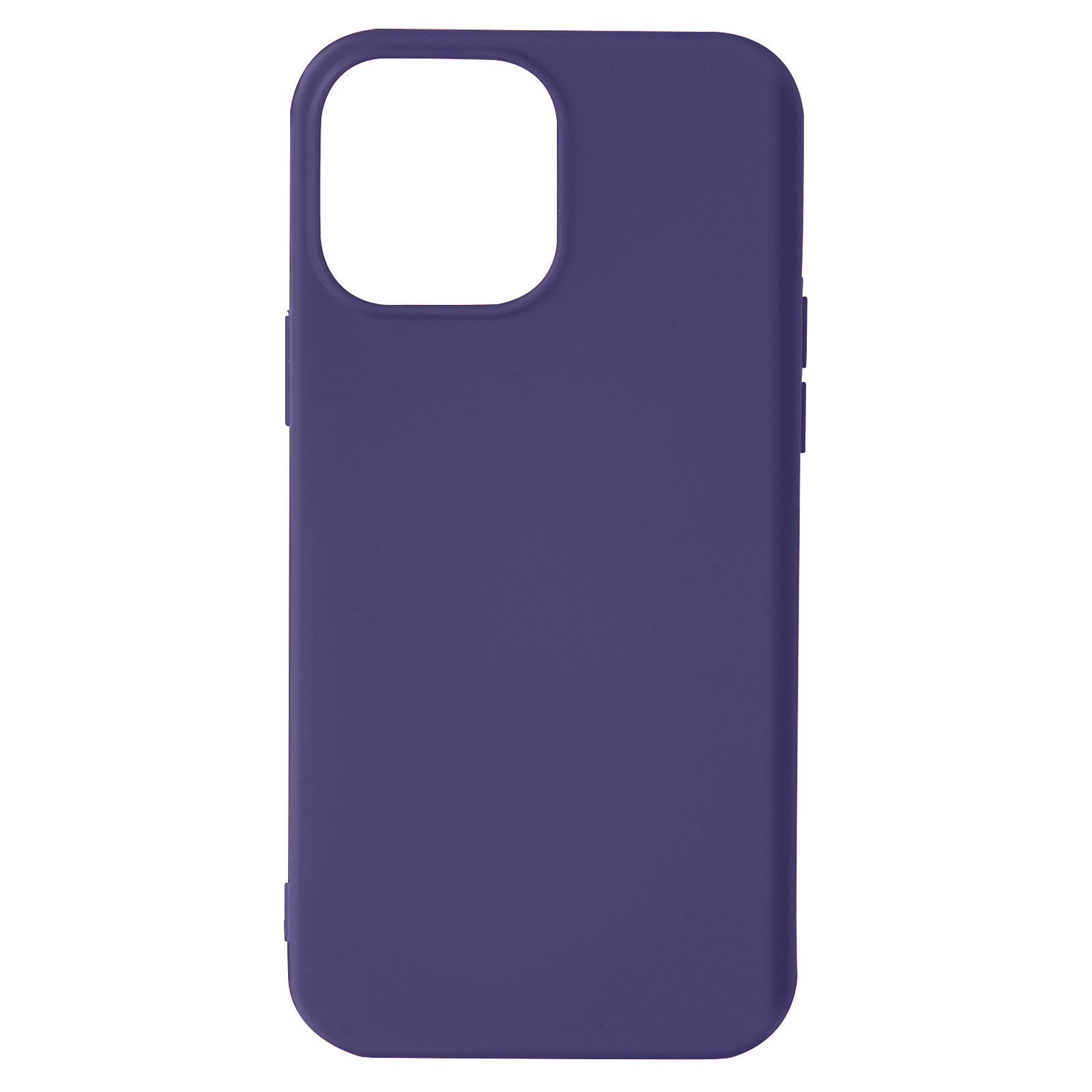 Avizar Coque pour iPhone 13 Pro Max Silicone Semi-rigide Finition Soft-touch Fine violet - Coque telephone Avizar