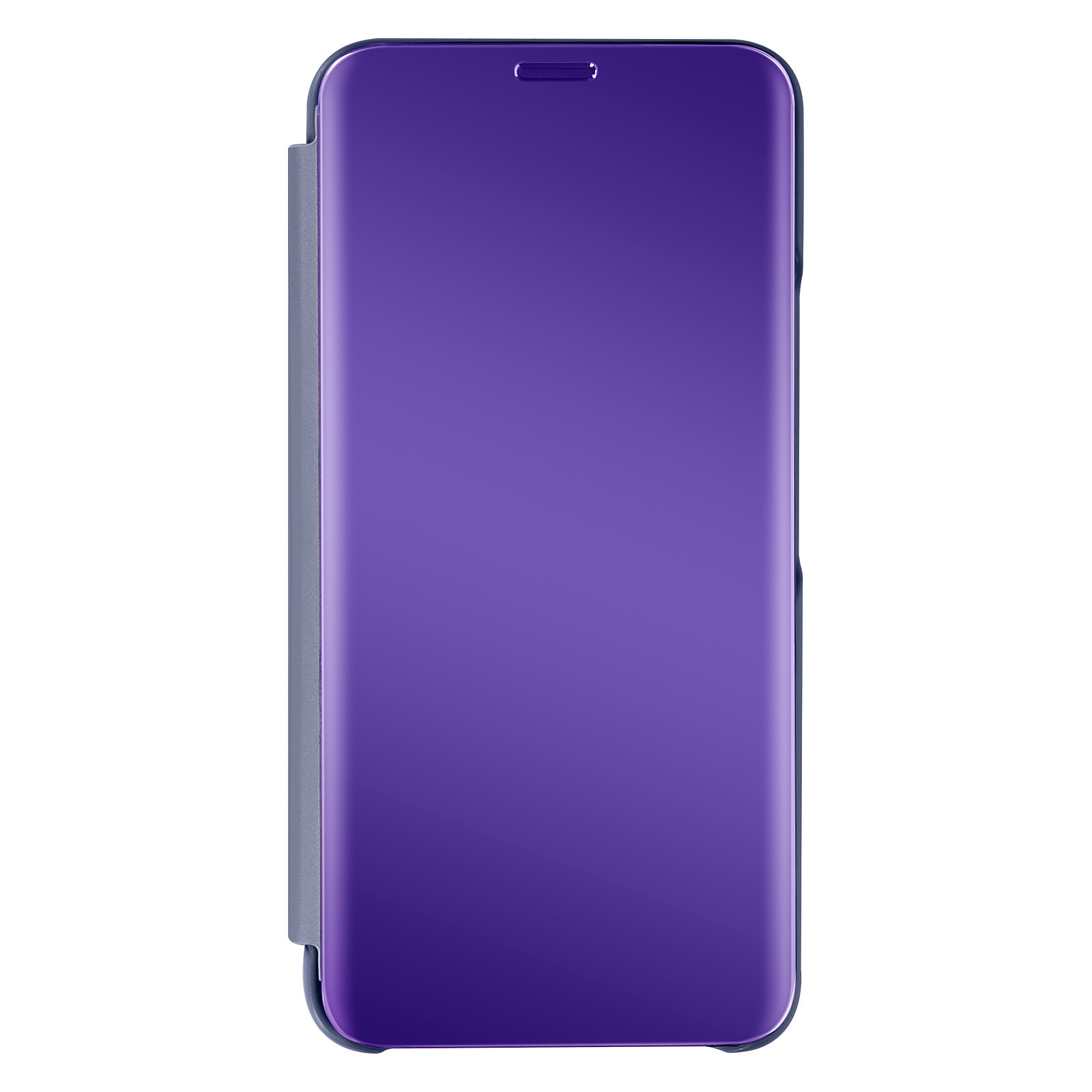Avizar atui Clear View pour Samsung Galaxy S22 avec Clapet Miroir Support Video violet - Coque telephone Avizar