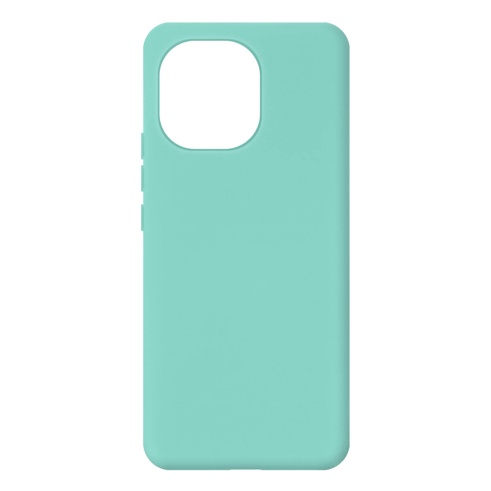 Avizar Coque pour Xiaomi Mi 11 5G Silicone Semi-rigide Finition Soft Touch Fine Turquoise - Coque telephone Avizar