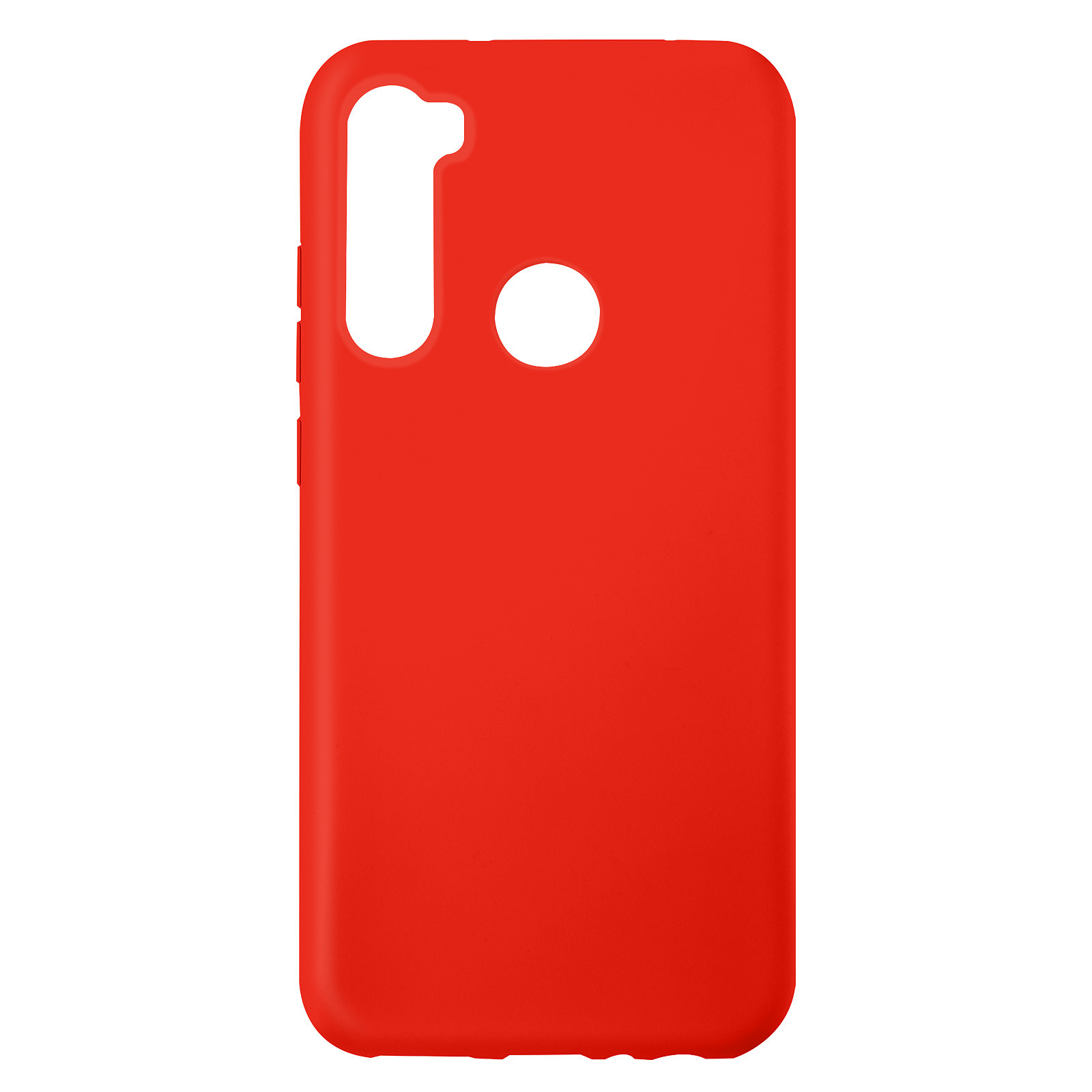 Avizar Coque pour Xiaomi Redmi Note 8 Silicone Semi-rigide Finition Soft-touch Fine Rouge - Coque telephone Avizar