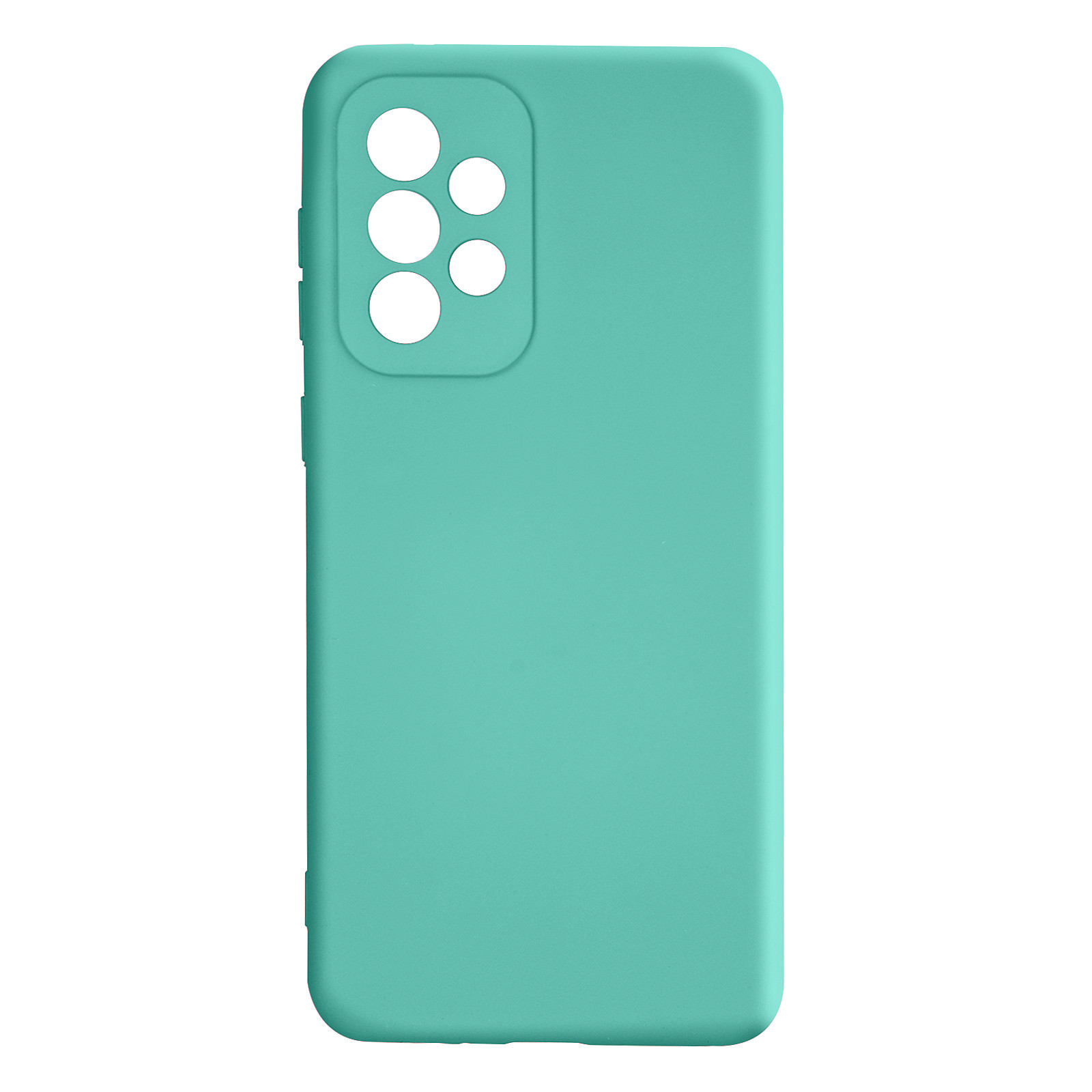 Avizar Coque pour Samsung Galaxy A33 5G Silicone Semi-rigide Finition Soft-touch Fine Turquoise - Coque telephone Avizar