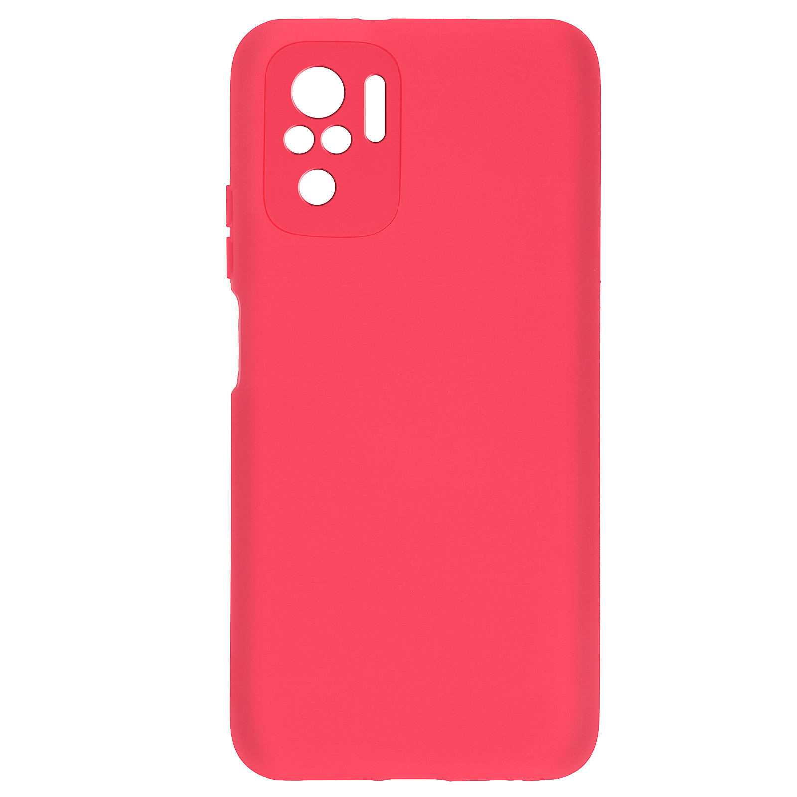 Avizar Coque pour Xiaomi Redmi Note 10 et Xiaomi Redmi Note 10s Silicone Semi-rigide Finition Soft Touch Fine Fuchsia - Coque telephone Avizar