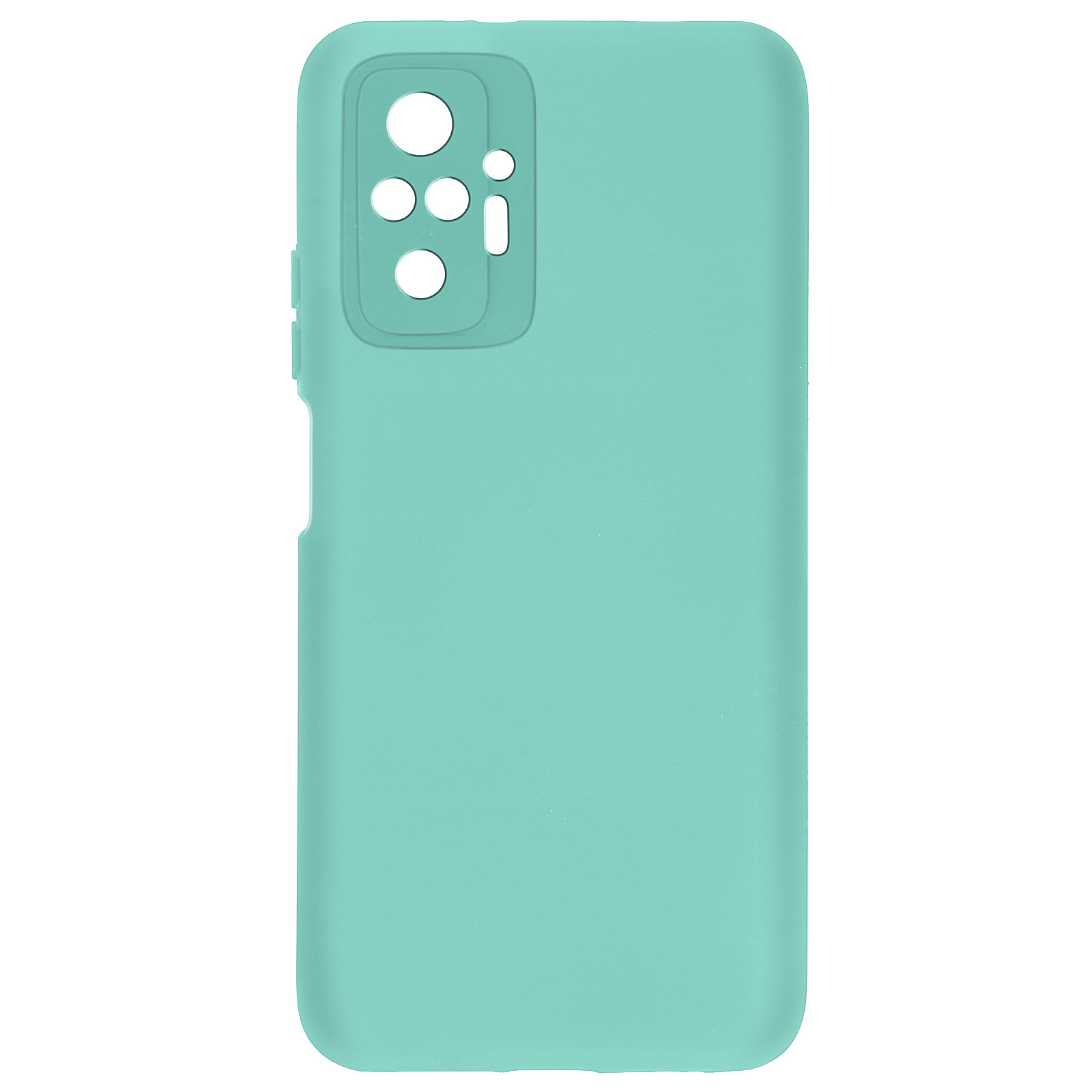 Avizar Coque pour Xiaomi Redmi Note 10 Pro Silicone Semi-rigide Finition Soft Touch Fine Turquoise - Coque telephone Avizar