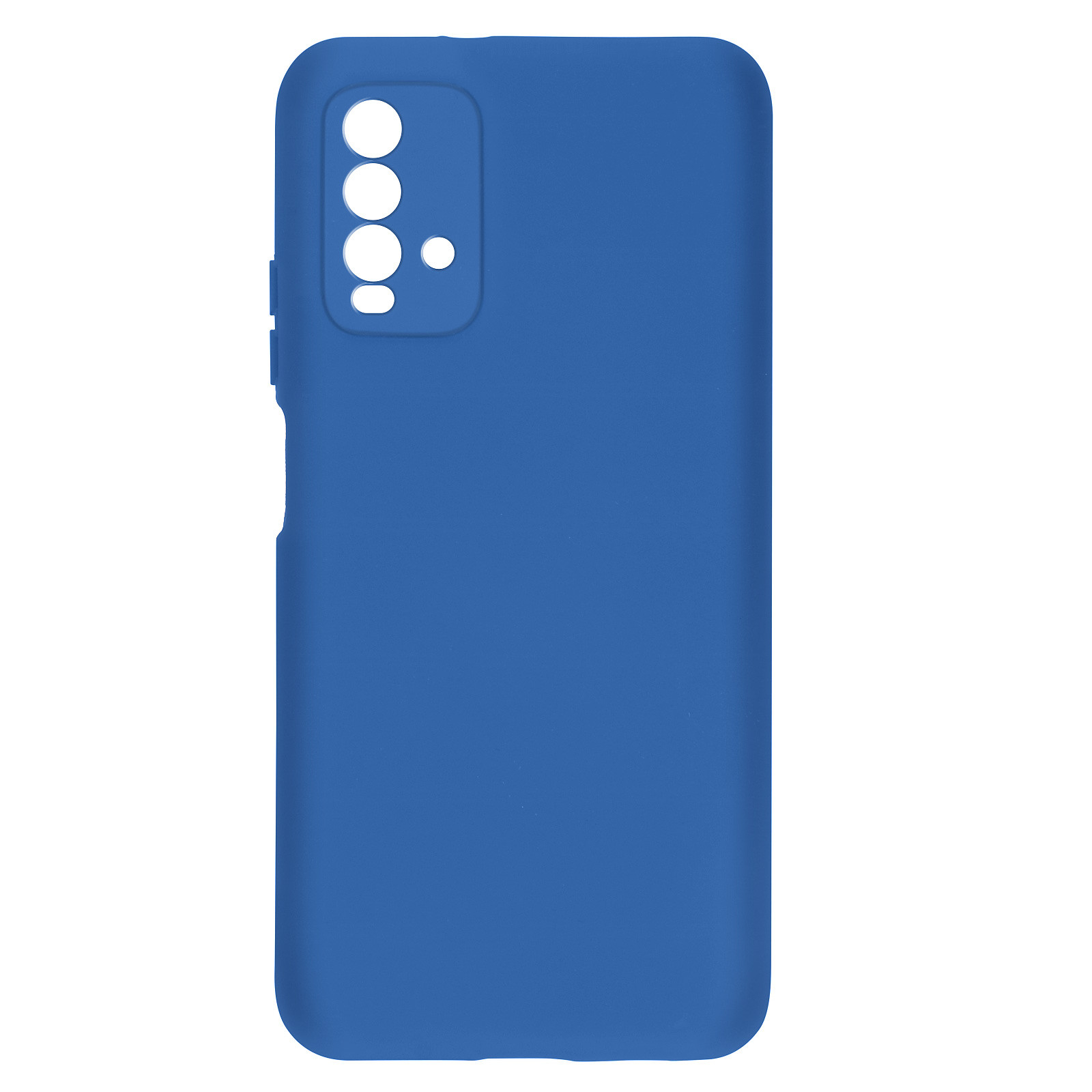 Avizar Coque pour Xiaomi Redmi 9T Silicone Semi-rigide Finition Soft Touch Fine Bleu - Coque telephone Avizar