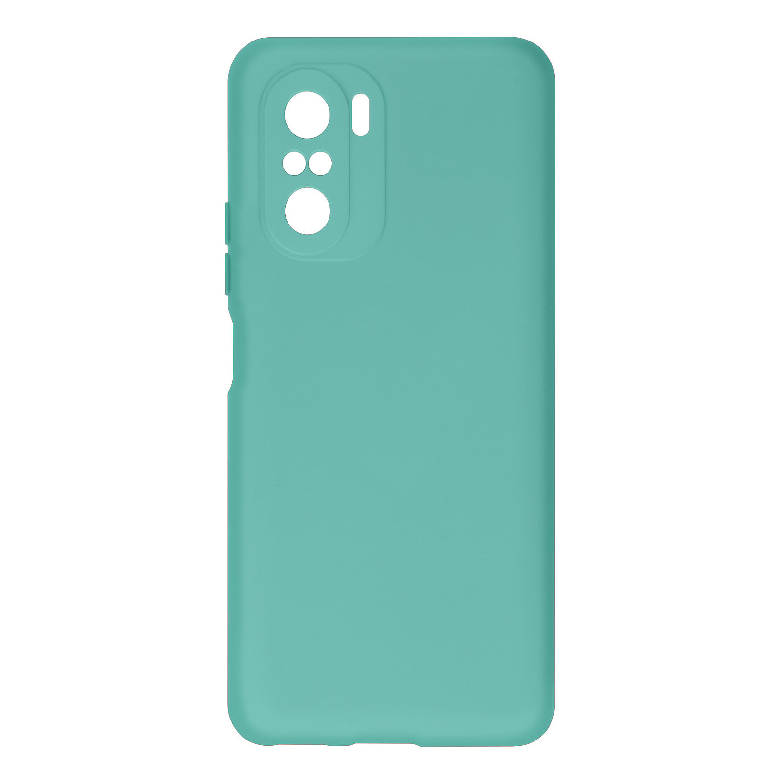 Avizar Coque pour Xiaomi Poco F3 et Mi 11iSilicone Semi-rigide Finition Soft Touch Fine Turquoise - Coque telephone Avizar
