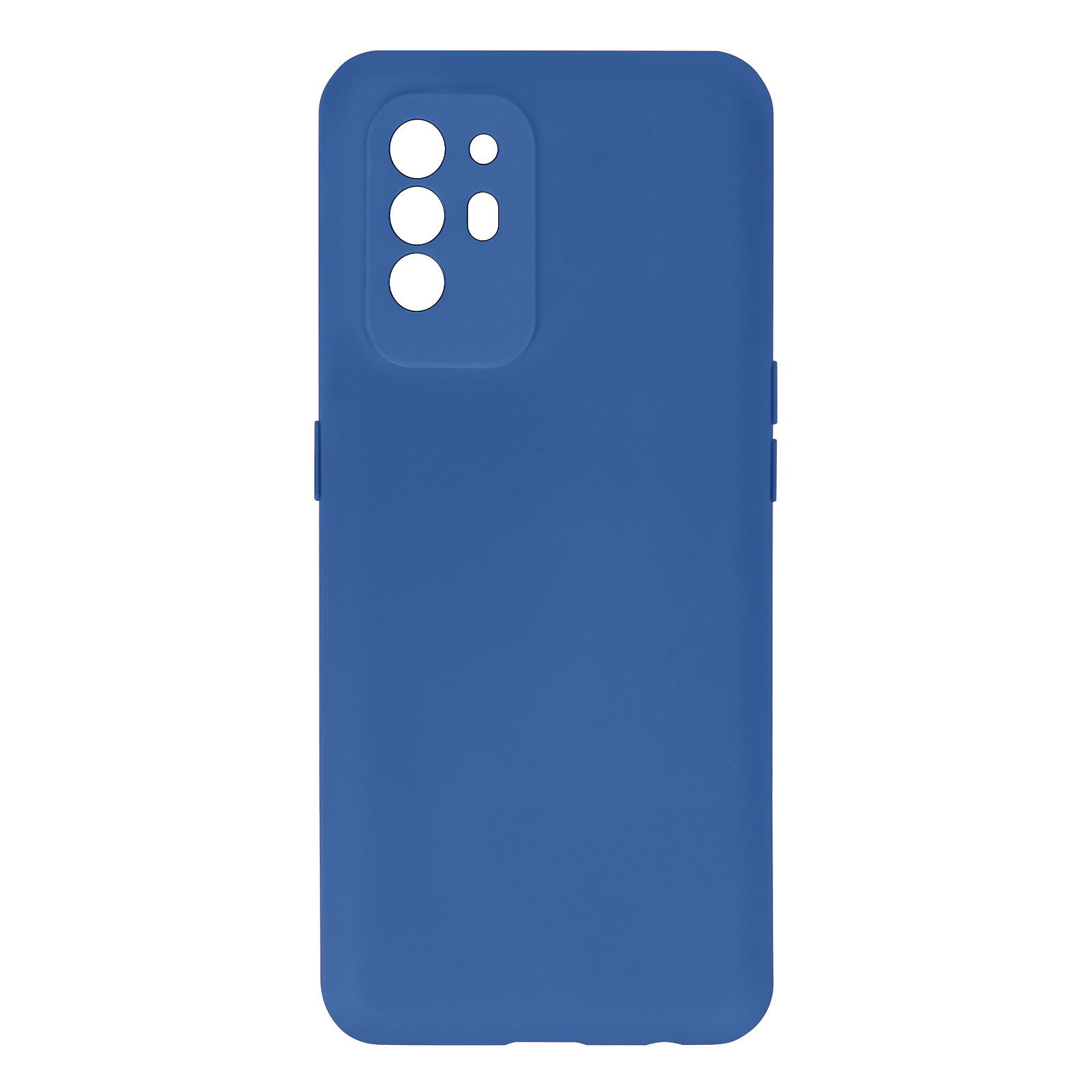 Avizar Coque pour Oppo A94 5G Silicone Semi-rigide Finition Soft Touch Fine Bleu - Coque telephone Avizar