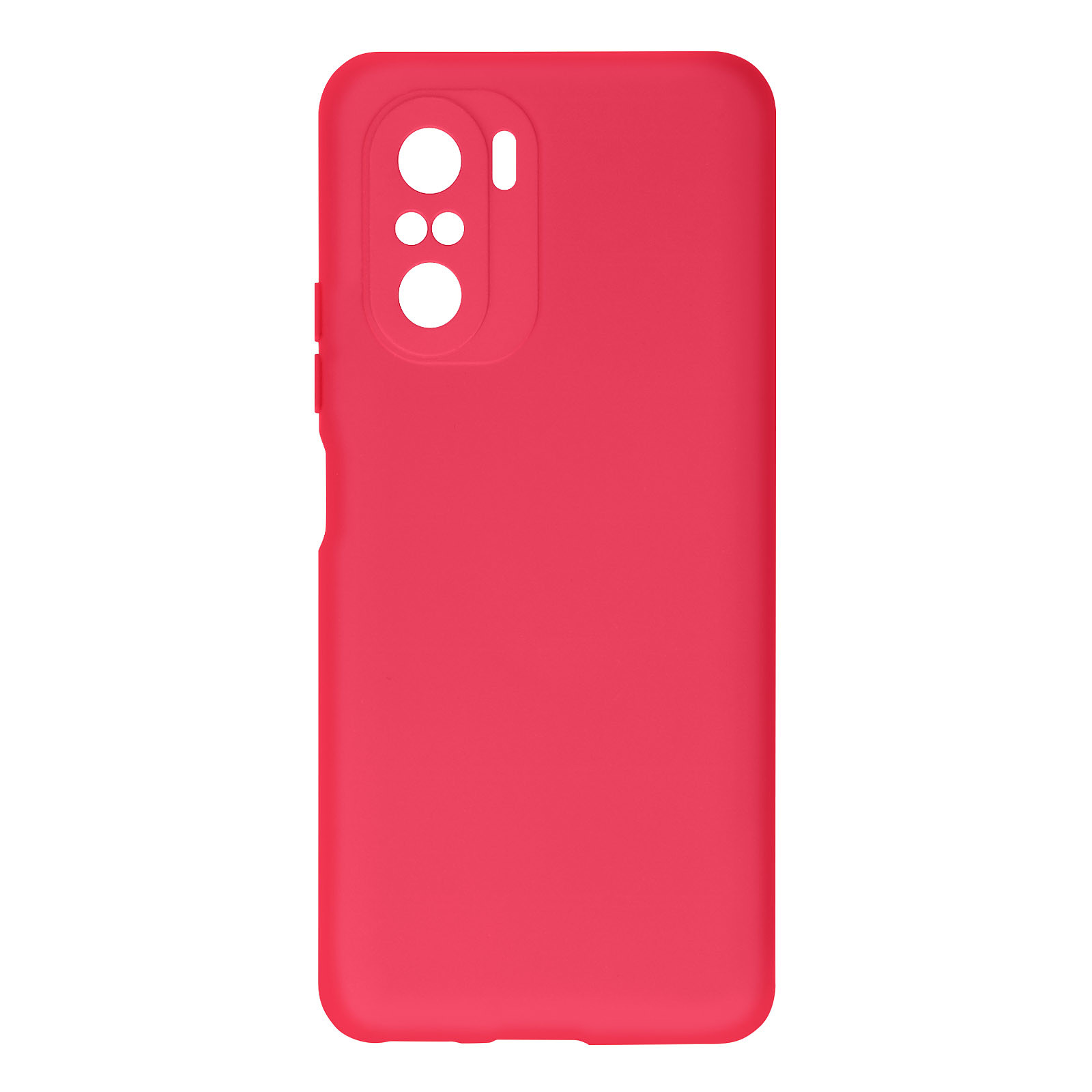 Avizar Coque pour Xiaomi Poco F3 et Mi 11iSilicone Semi-rigide Finition Soft Touch Fine Fuchsia - Coque telephone Avizar