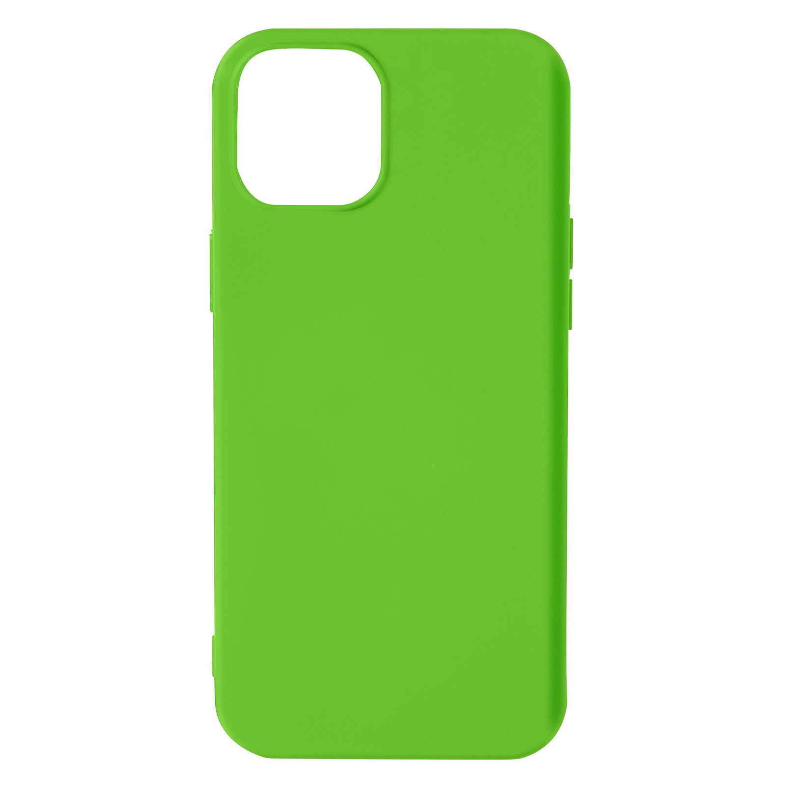 Avizar Coque pour iPhone 13 Silicone Semi-rigide Finition Soft-touch Fine Vert - Coque telephone Avizar