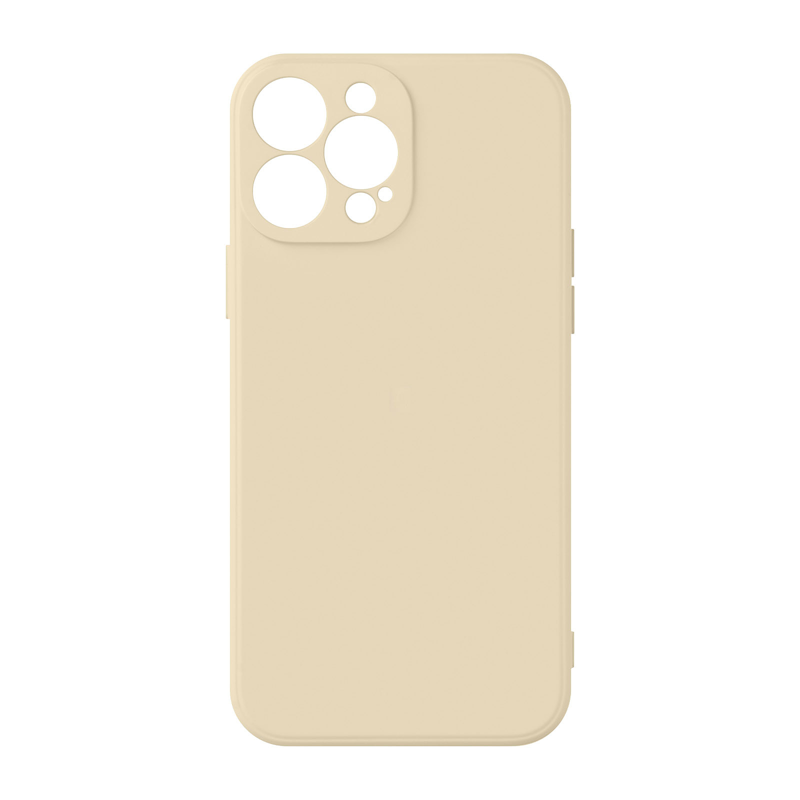 Avizar Coque pour iPhone 13 Pro Max Silicone Semi-Rigide avec Finition Soft Touch Blanc casse - Coque telephone Avizar