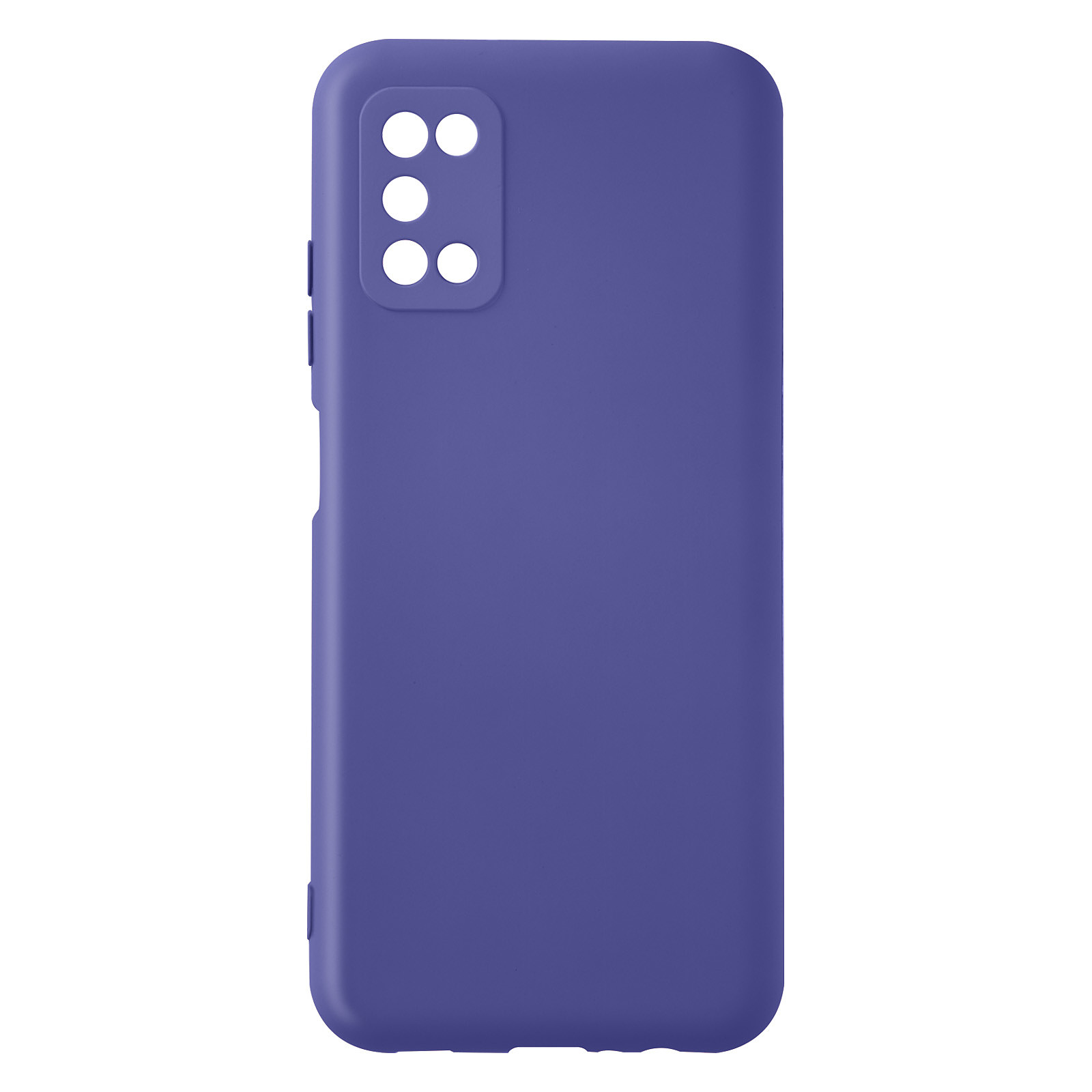 Avizar Coque pour Samsung Galaxy A03s Silicone Semi-rigide Finition Soft-touch Fine Violet - Coque telephone Avizar