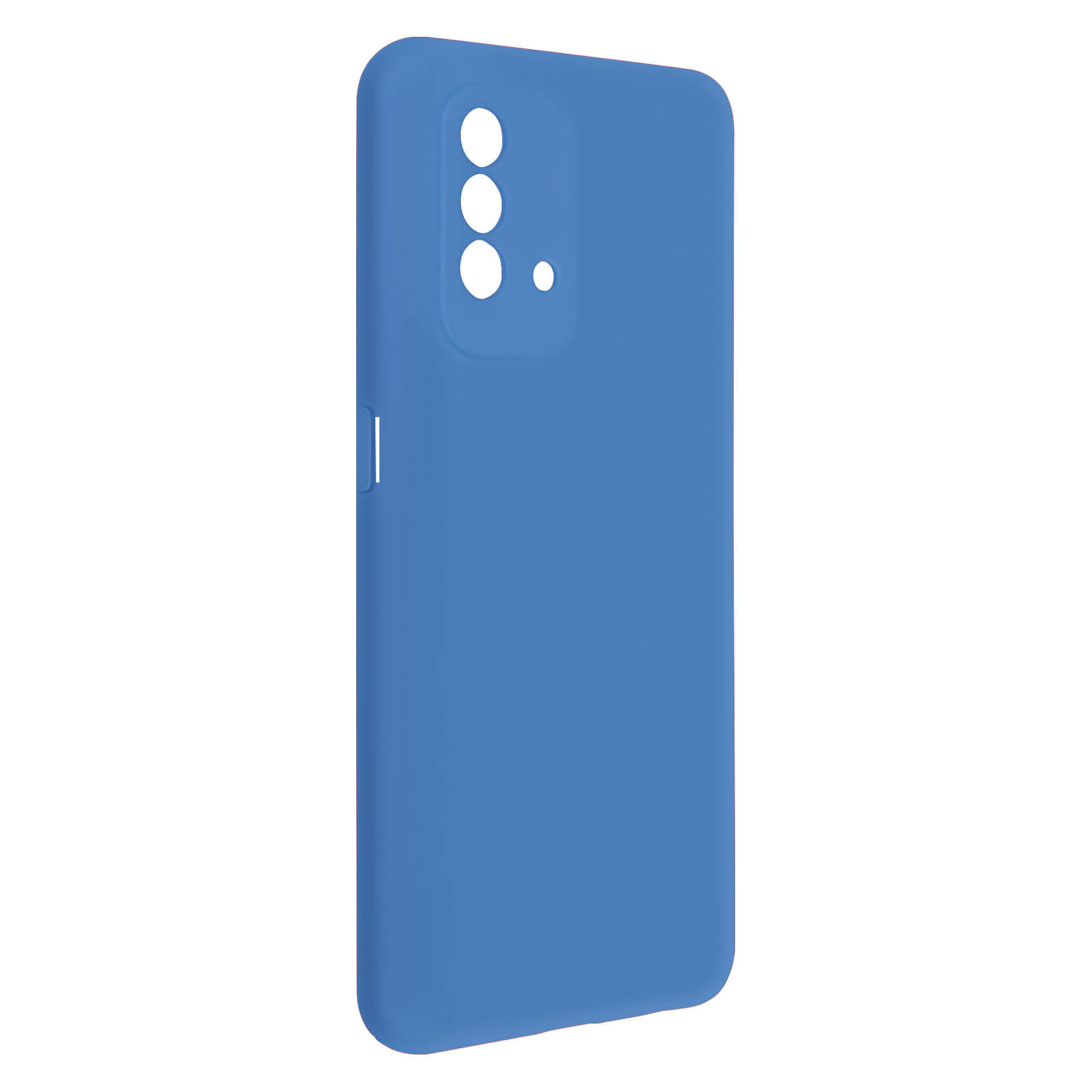 Avizar Coque pour Oppo A74 Silicone Semi-rigide Finition Soft Touch Fine Bleu - Coque telephone Avizar