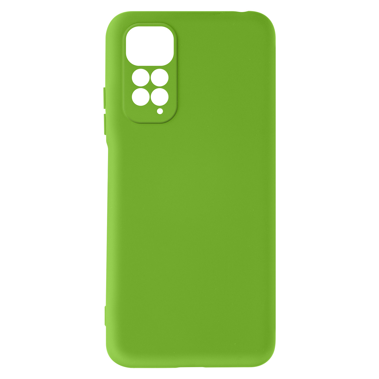 Avizar Coque pour Xiaomi Redmi Note 11 et 11s Silicone Semi-rigide Finition Soft-touch Fine Vert - Coque telephone Avizar