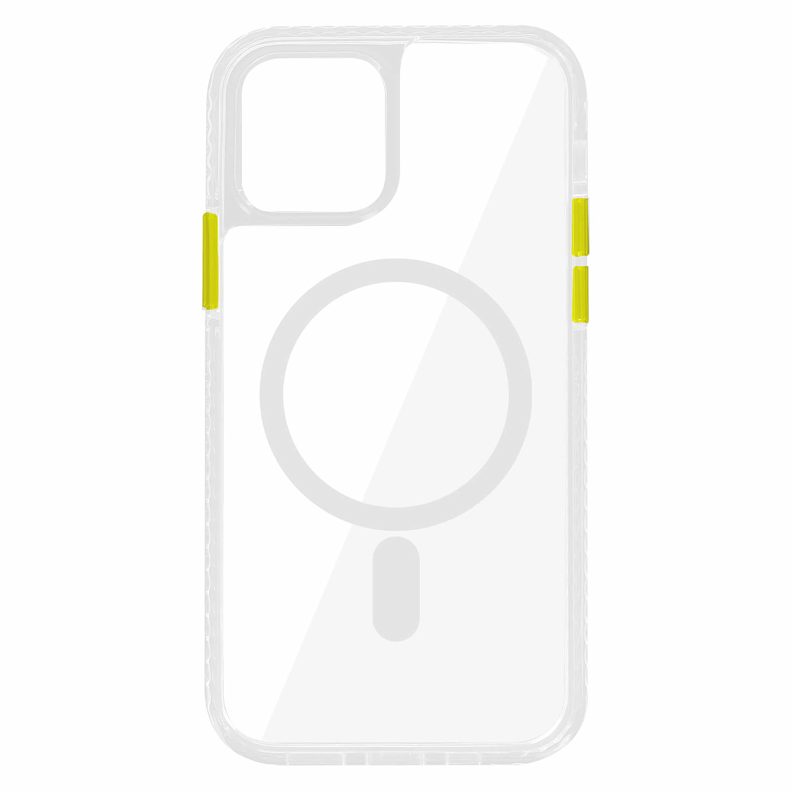 Avizar Coque pour iPhone 12 Pro Max Magsafe Antichoc Cercle magnetique Transparent - Coque telephone Avizar