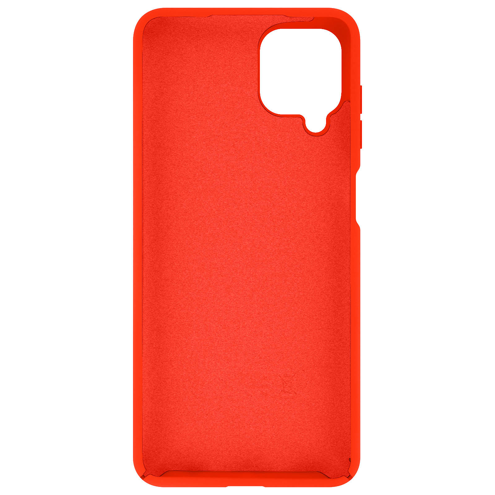Avizar Coque pour Samsung Galaxy M12 Silicone Gel Souple Finition Soft Touch Rouge - Coque telephone Avizar