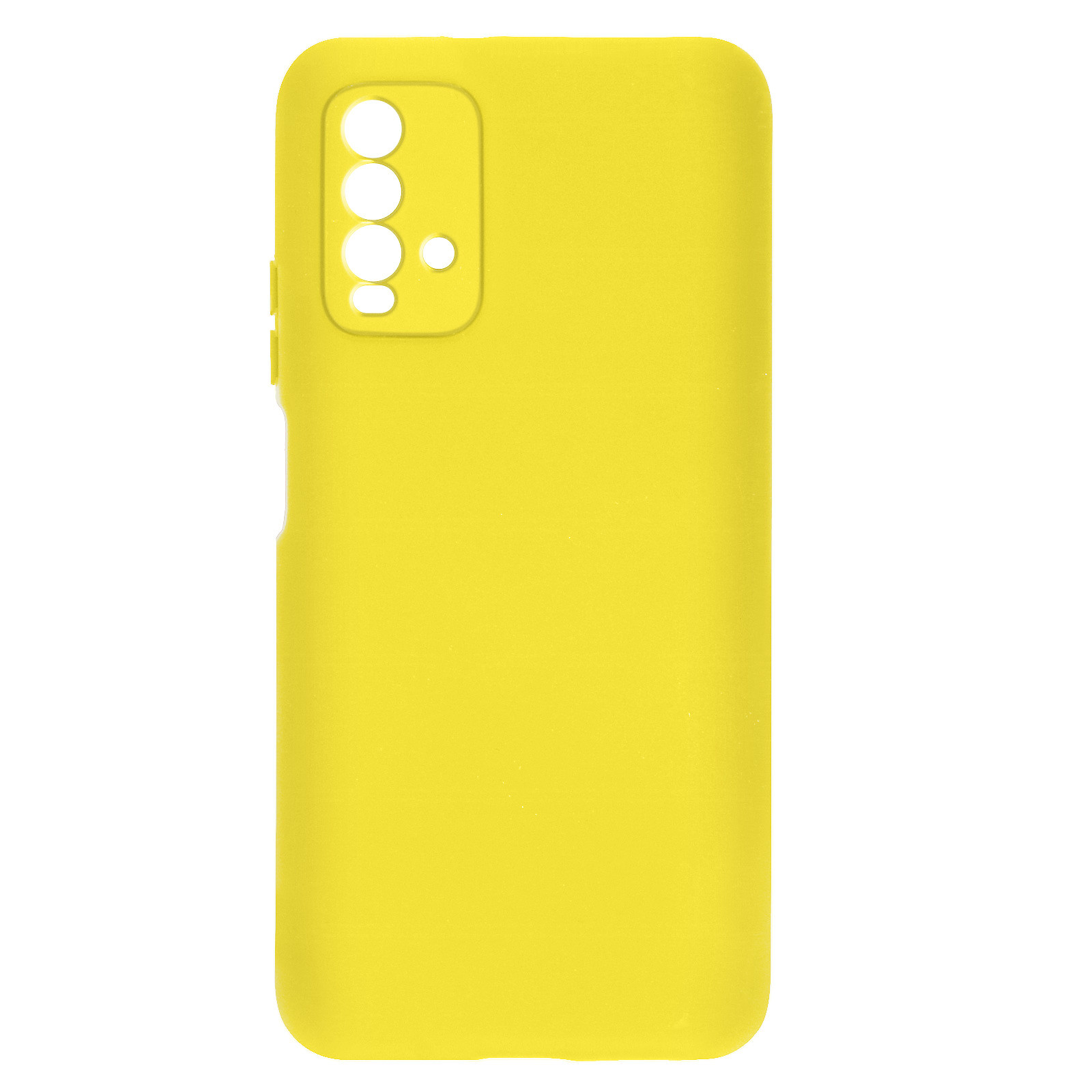 Avizar Coque pour Xiaomi Redmi 9T Silicone Semi-rigide Finition Soft Touch Fine jaune - Coque telephone Avizar