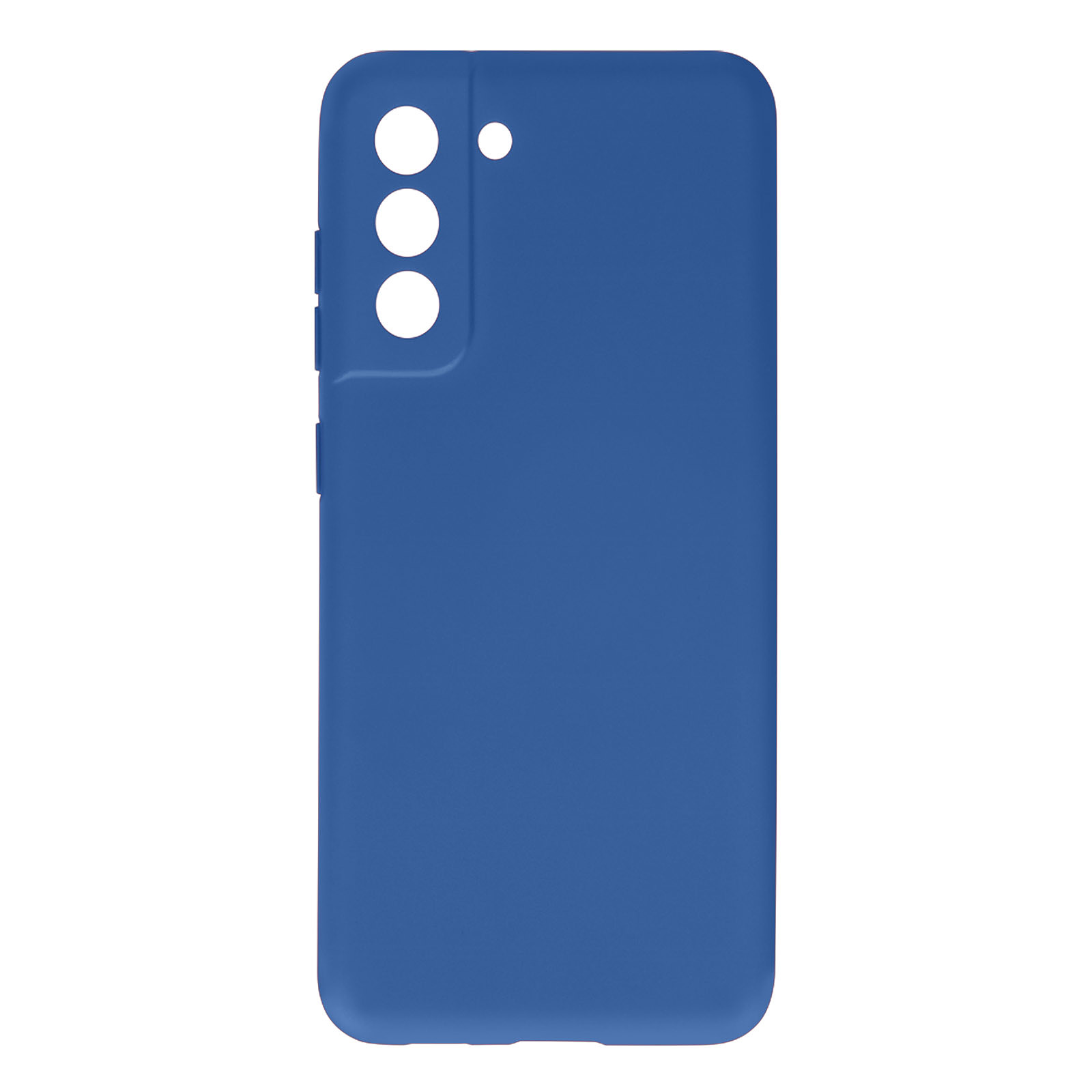Avizar Coque pour Samsung Galaxy S21 FESilicone Semi-rigide Finition Soft Touch Fine Bleu - Coque telephone Avizar