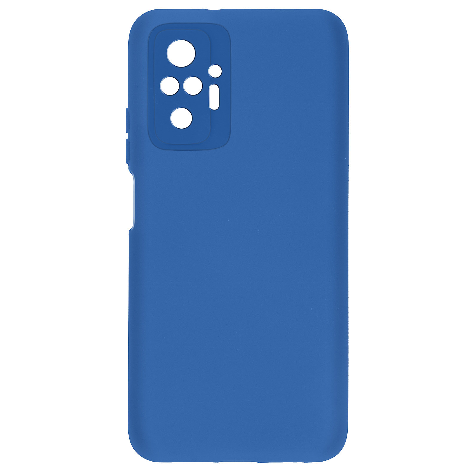 Avizar Coque pour Xiaomi Redmi Note 10 Pro Silicone Semi-rigide Finition Soft Touch Fine Bleu - Coque telephone Avizar