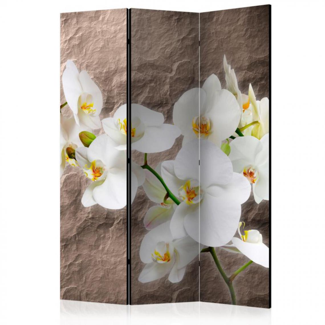 Artgeist - Paravent 3 volets - Impeccability of the Orchid [Room Dividers] .Taille : 135x172 - Paravents