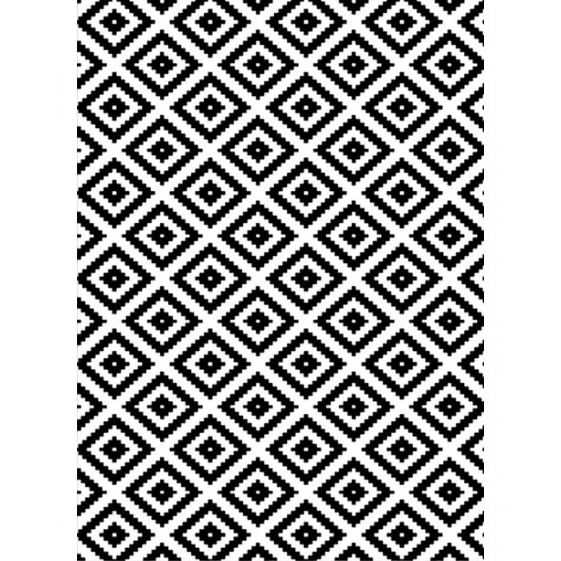 Mani Textile - Tapis Black&White Carreaux - Tapis