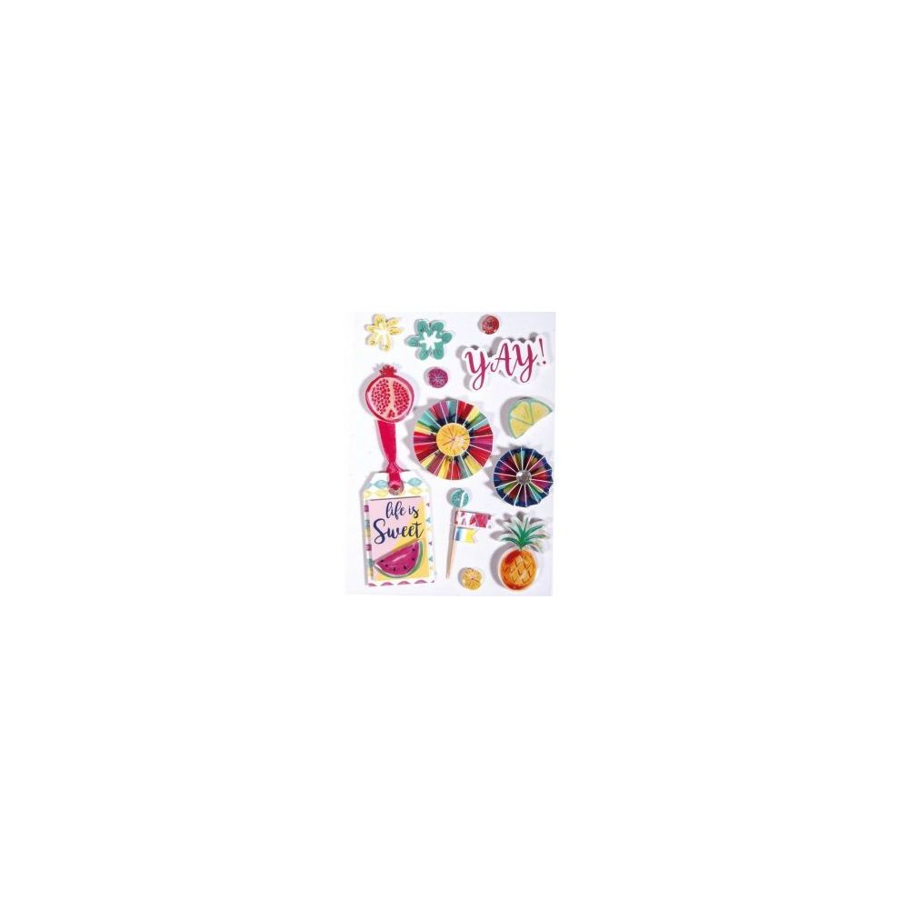 marque generique - 13 stickers 3D - Summer Party - Décorations de Noël
