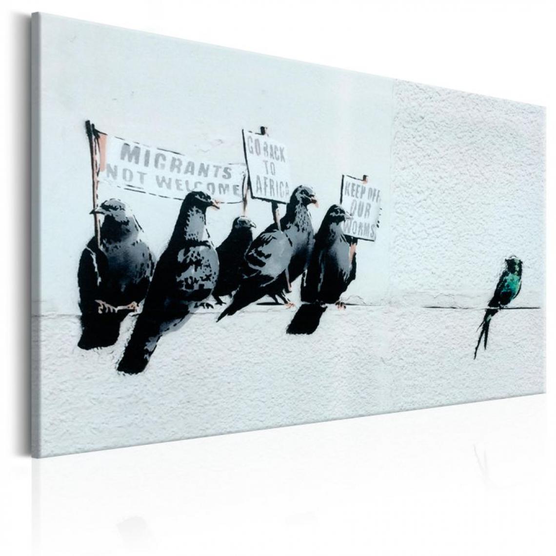 Artgeist - Tableau - Protesting Birds by Banksy .Taille : 60x40 - Tableaux, peintures