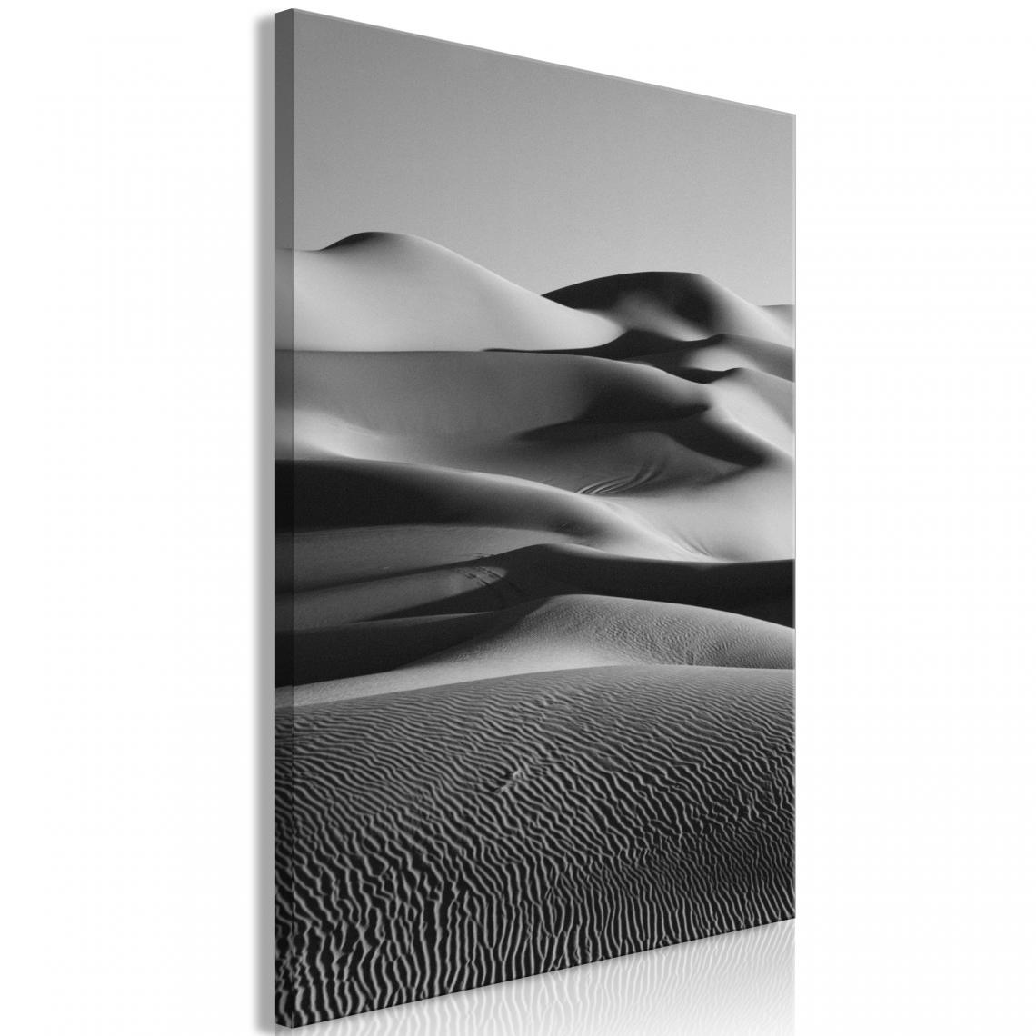 Decoshop26 - Tableau sur toile décoration murale image imprimée cadre en bois à suspendre Dunes du désert (1 partie) Vertical 80x120 cm 11_0007276 - Tableaux, peintures
