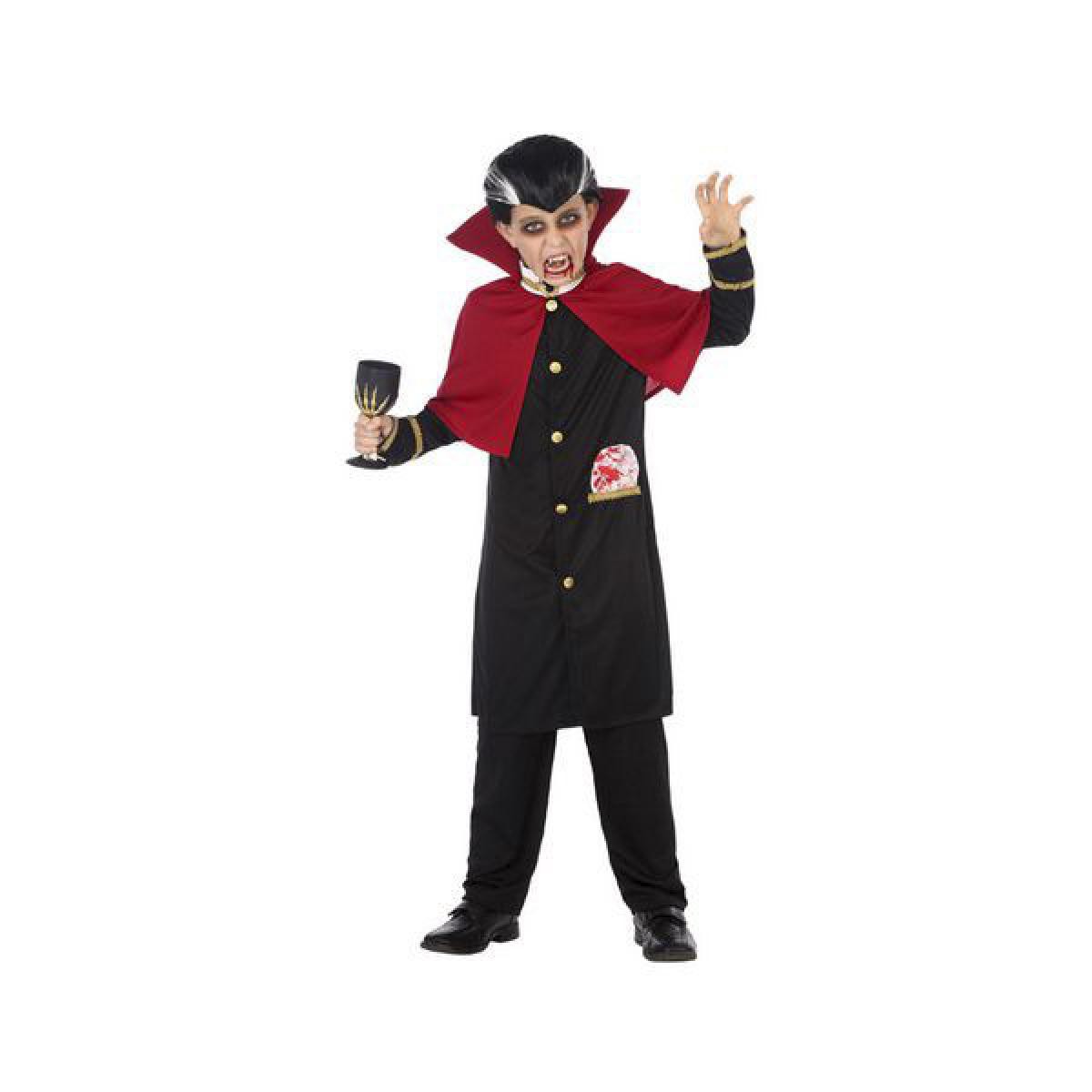 Totalcadeau - Costume pour enfants vampire noir rouge (2 Pcs) - Un costume garcon Pas cher - Objets déco