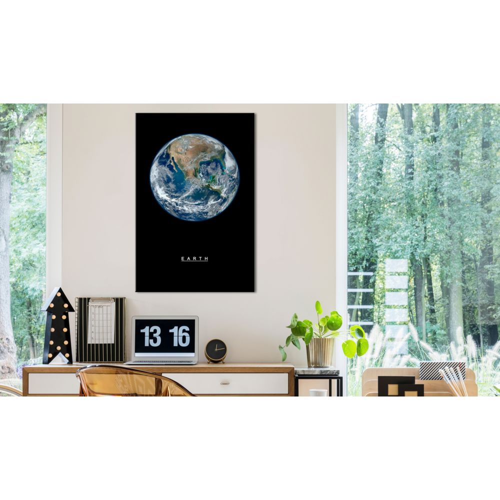 marque generique - 40x60 Tableau Abstraction Joli Earth (1 Part) Vertical - Tableaux, peintures