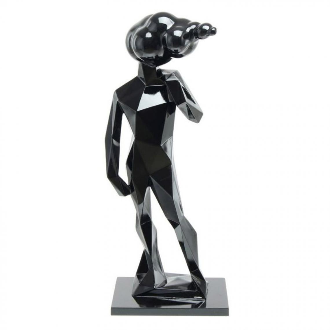 Paris Prix - Statue Design Sculpture Kenya 56cm Noir - Statues
