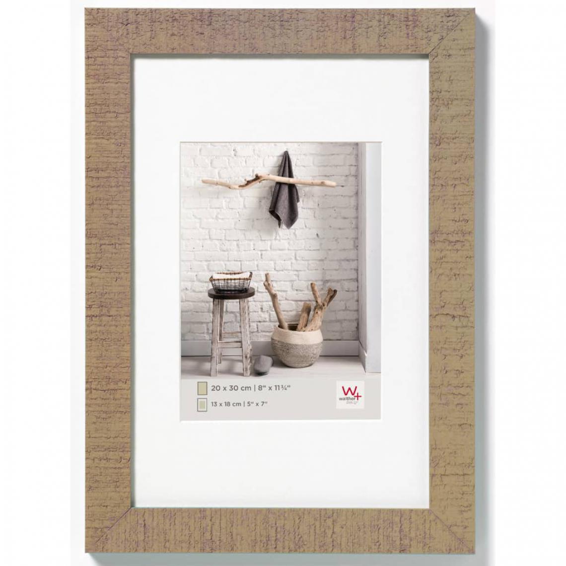 Walther - Walther Design Cadre photo Home 30x45 cm Marron beige - Cadres, pêle-mêle