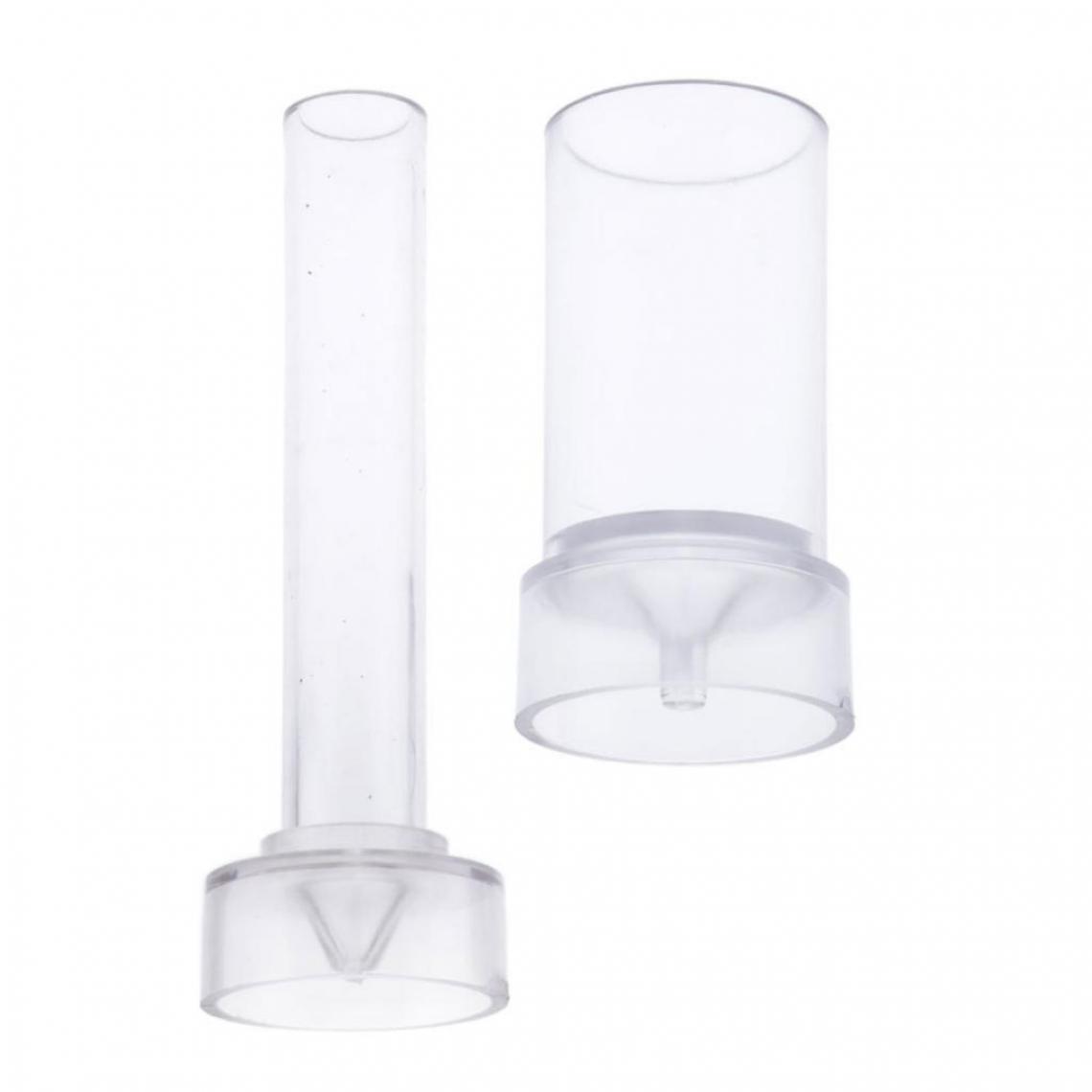 marque generique - 2x Moule bougies Cylindre (Sommet Pointu) en Plastique Décorative DIY Cadeau Baptême Naissance - Bougies