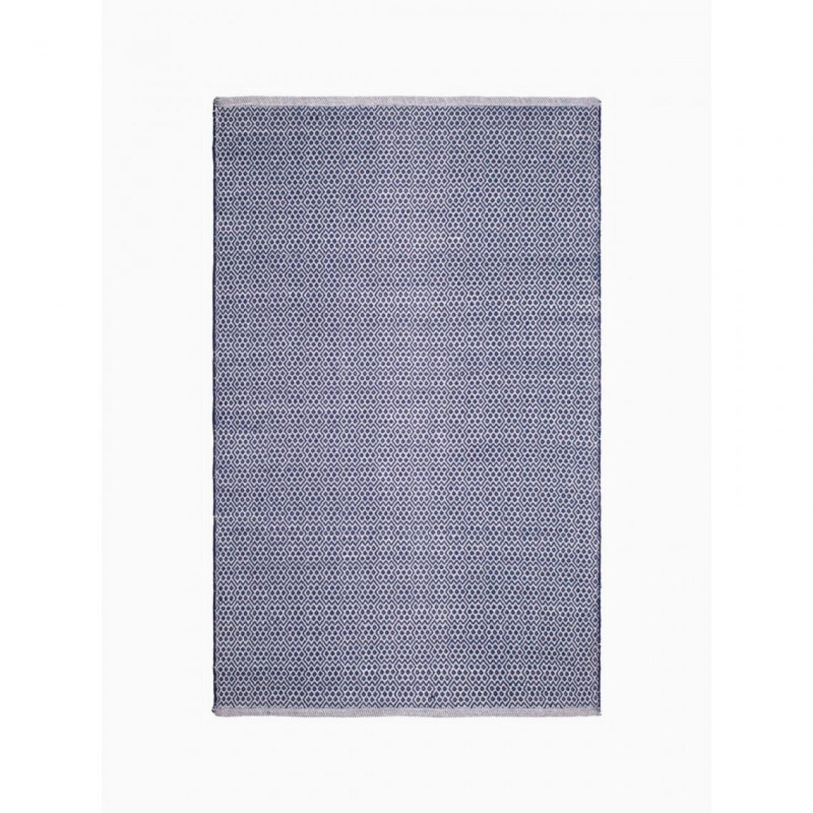 Ac-Deco - Tapis d'intérieur Bodhi - L 60 x l 90 cm - Bleu - Tapis