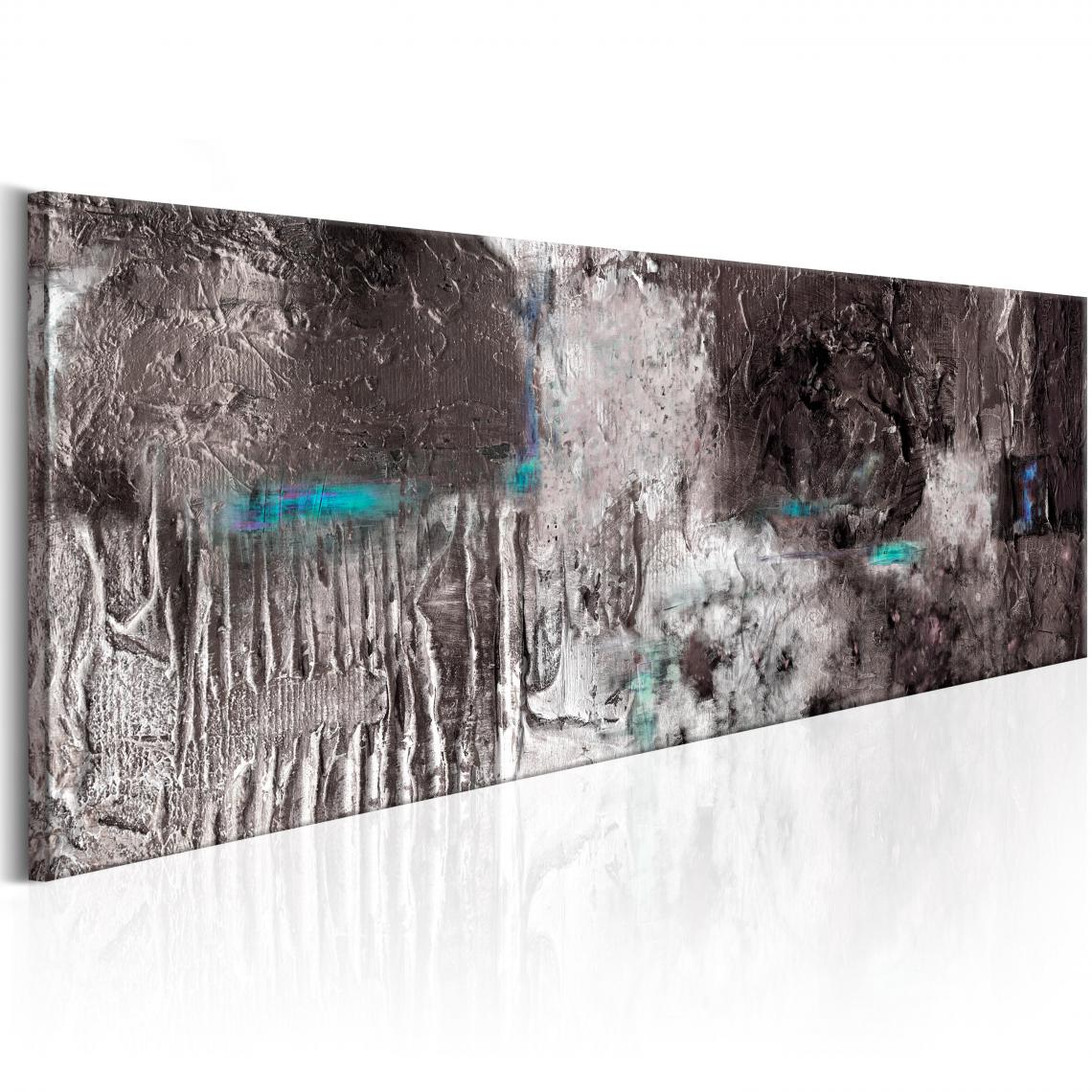 Decoshop26 - Tableau sur toile décoration murale image imprimée cadre en bois à suspendre Machine d'argent 150x50 cm 11_0001257 - Tableaux, peintures
