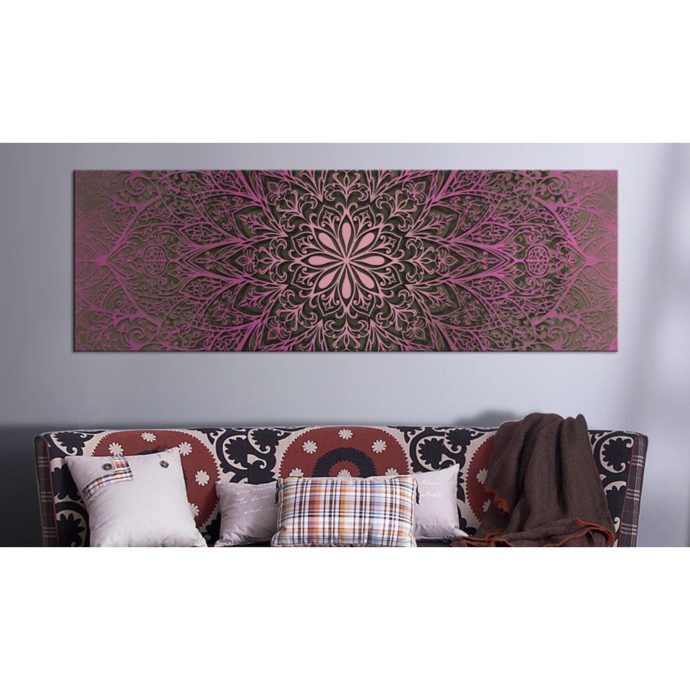 marque generique - 120x40 Tableau Zen Moderne Pink Sophistication - Tableaux, peintures
