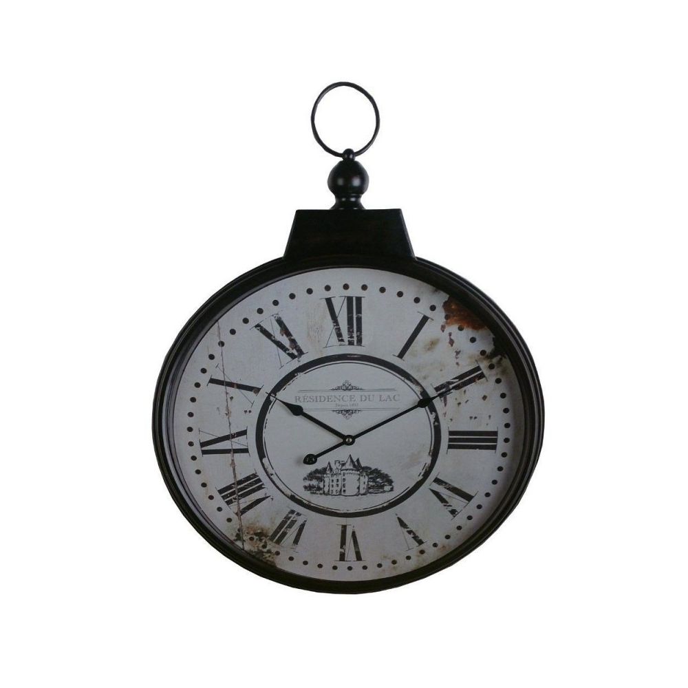 JJA - Horloge métal gousset noir - Horloges, pendules