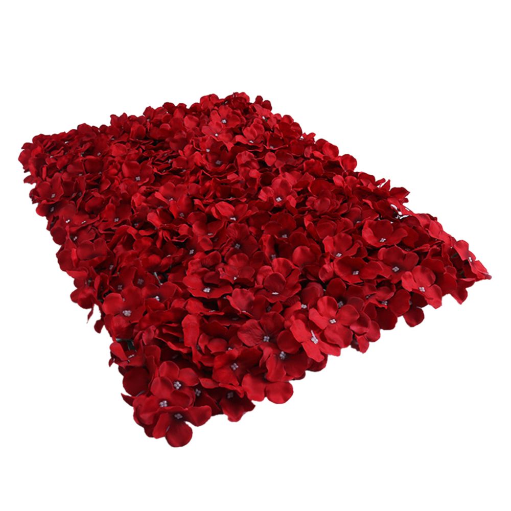 marque generique - fleur artificielle mur lieu de mariage fond décor floral rouge - Objets déco