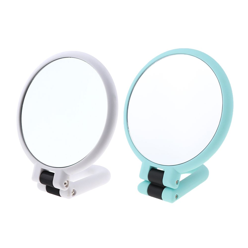 marque generique - 2pcs rond se pliant poche miroir double face maquillage 15xmagnifying miroir - Miroirs