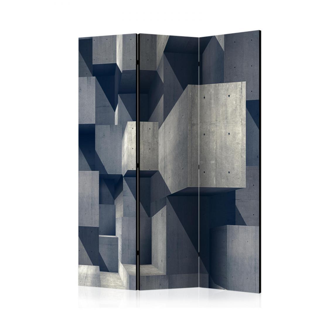 Artgeist - Paravent 3 volets - Concrete city [Room Dividers] 135x172 - Paravents