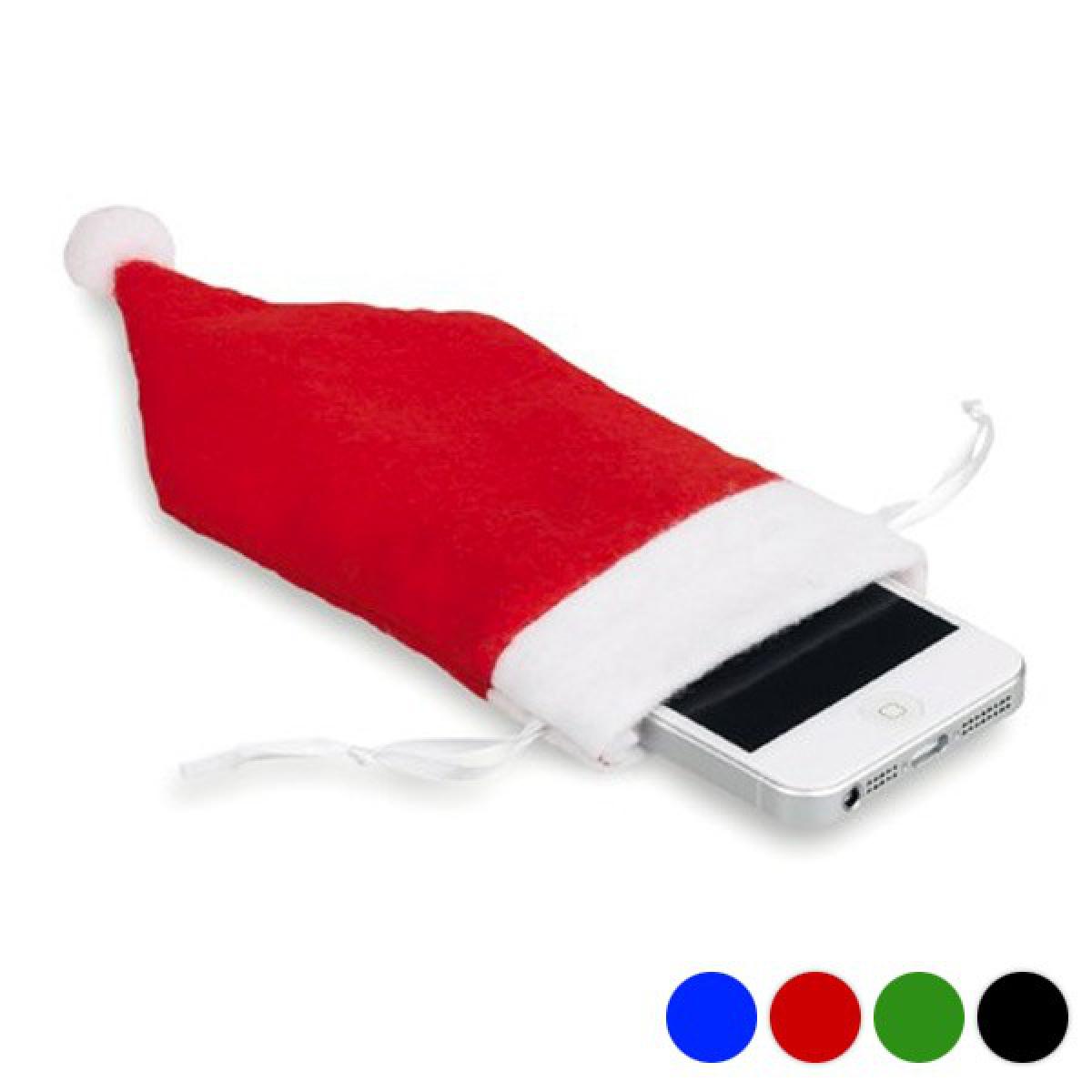 Totalcadeau - Etui pour téléphone portable bonnet de Père-Noël - Protection Universel pour smartphone Pas cher - Objets déco