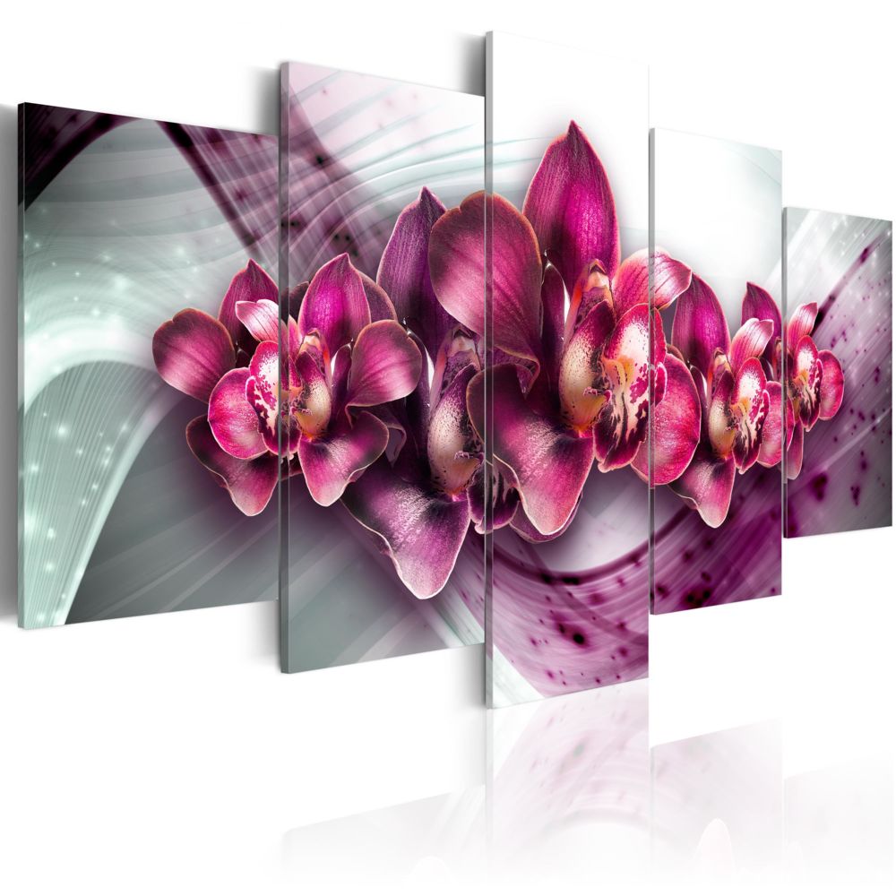 Bimago - Tableau - Ruby Queen - Décoration, image, art | Fleurs | Orchidées | - Tableaux, peintures
