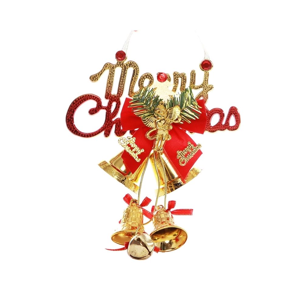 Wewoo - Boules & guirlandes de Noël Décoration d'arbre de Merry Christmas Bowknot Bells - Décorations de Noël