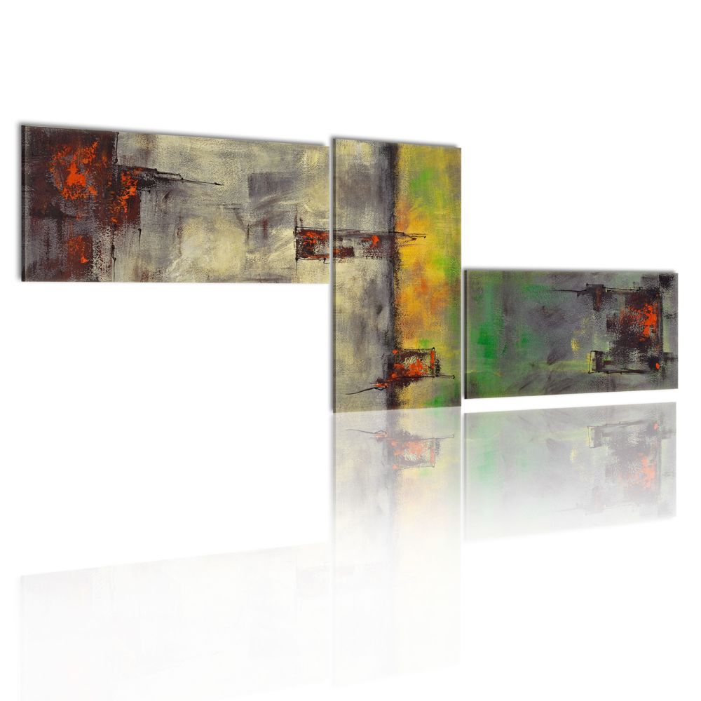 Bimago - Tableau | Abstraction ensoleillée | 100x40 | Abstraction | - Tableaux, peintures