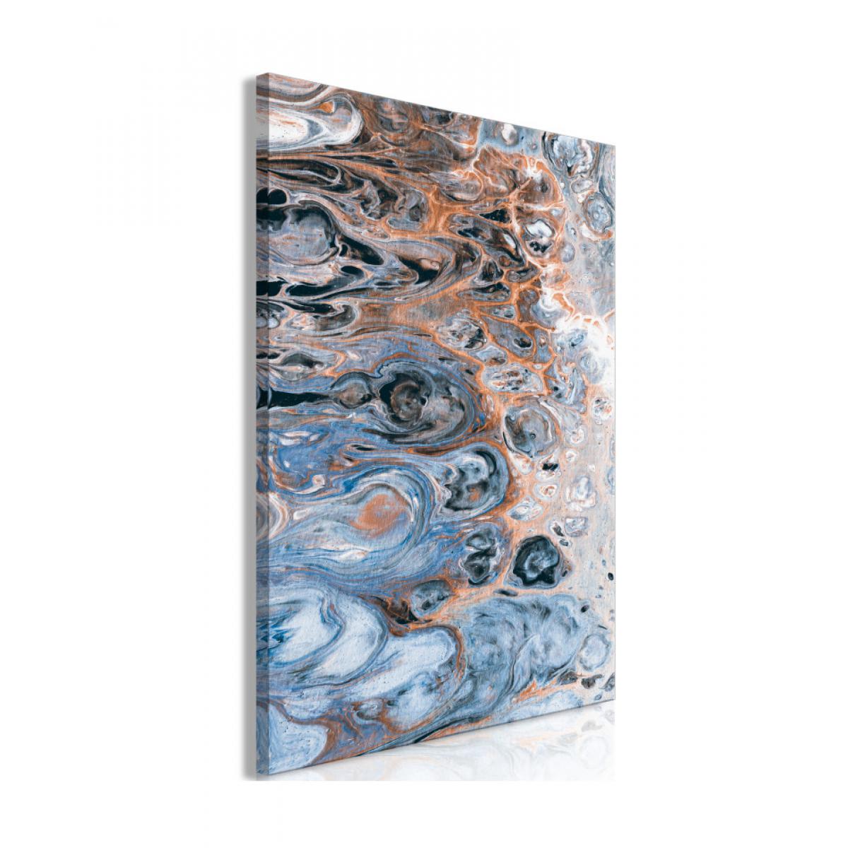 Artgeist - Tableau - Sienna Blue Marble (1 Part) Vertical 60x90 - Tableaux, peintures