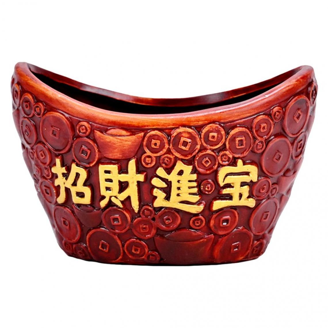 marque generique - Pots de planteur de vase Feng Shui pour plantes d'intérieur - Vases